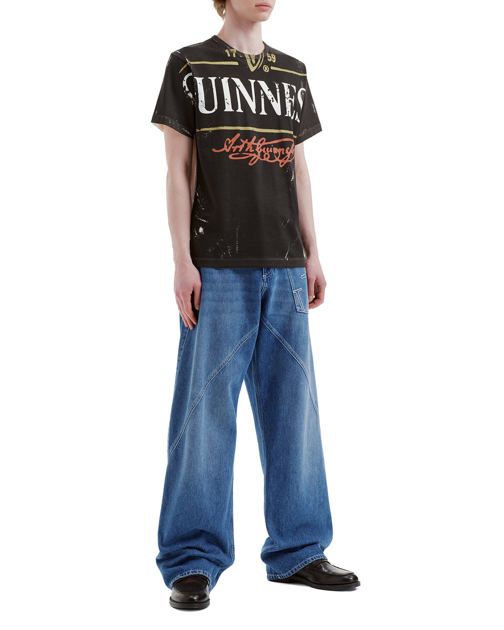 Guinness bottle top print tee