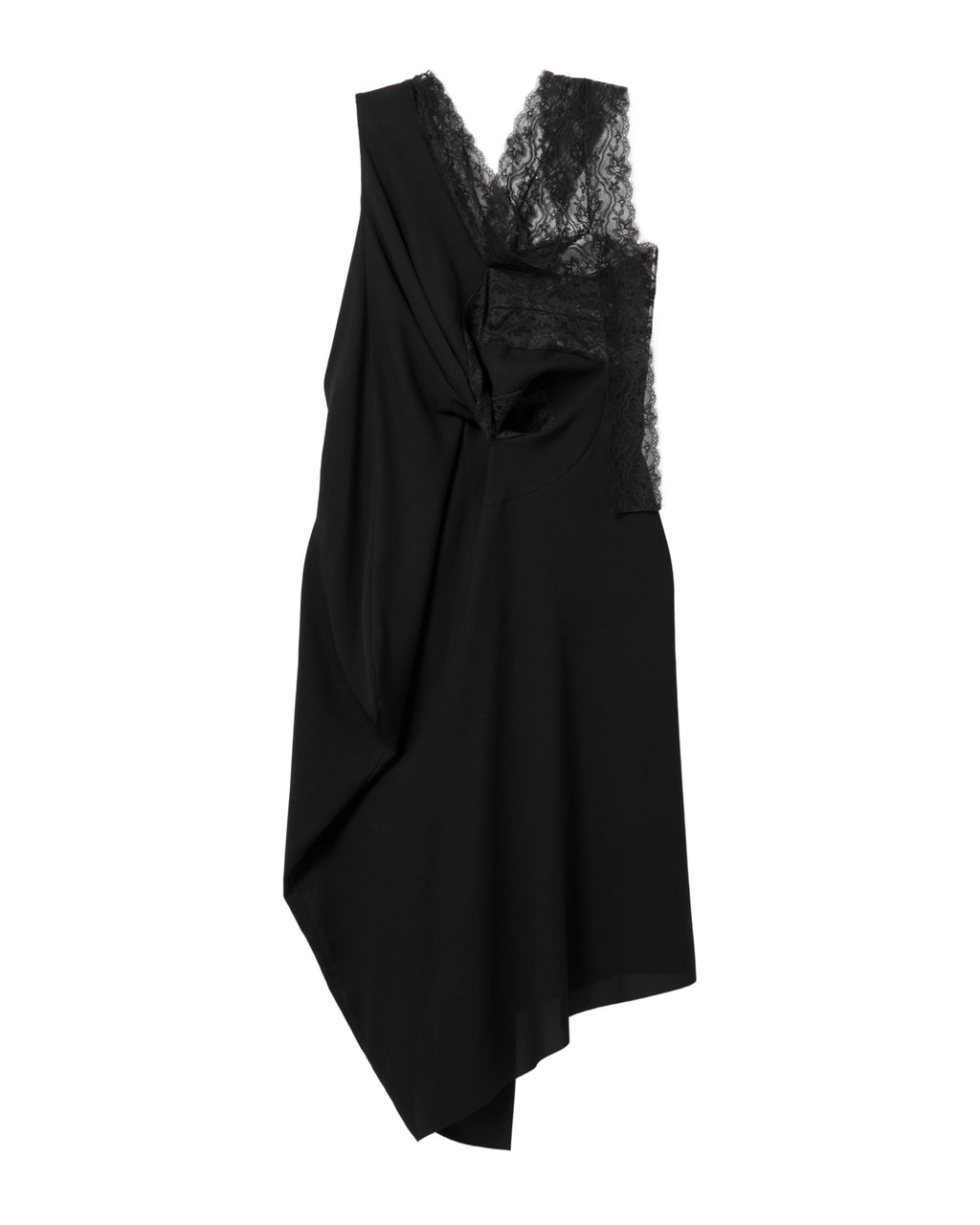 Lace asymmetric dress