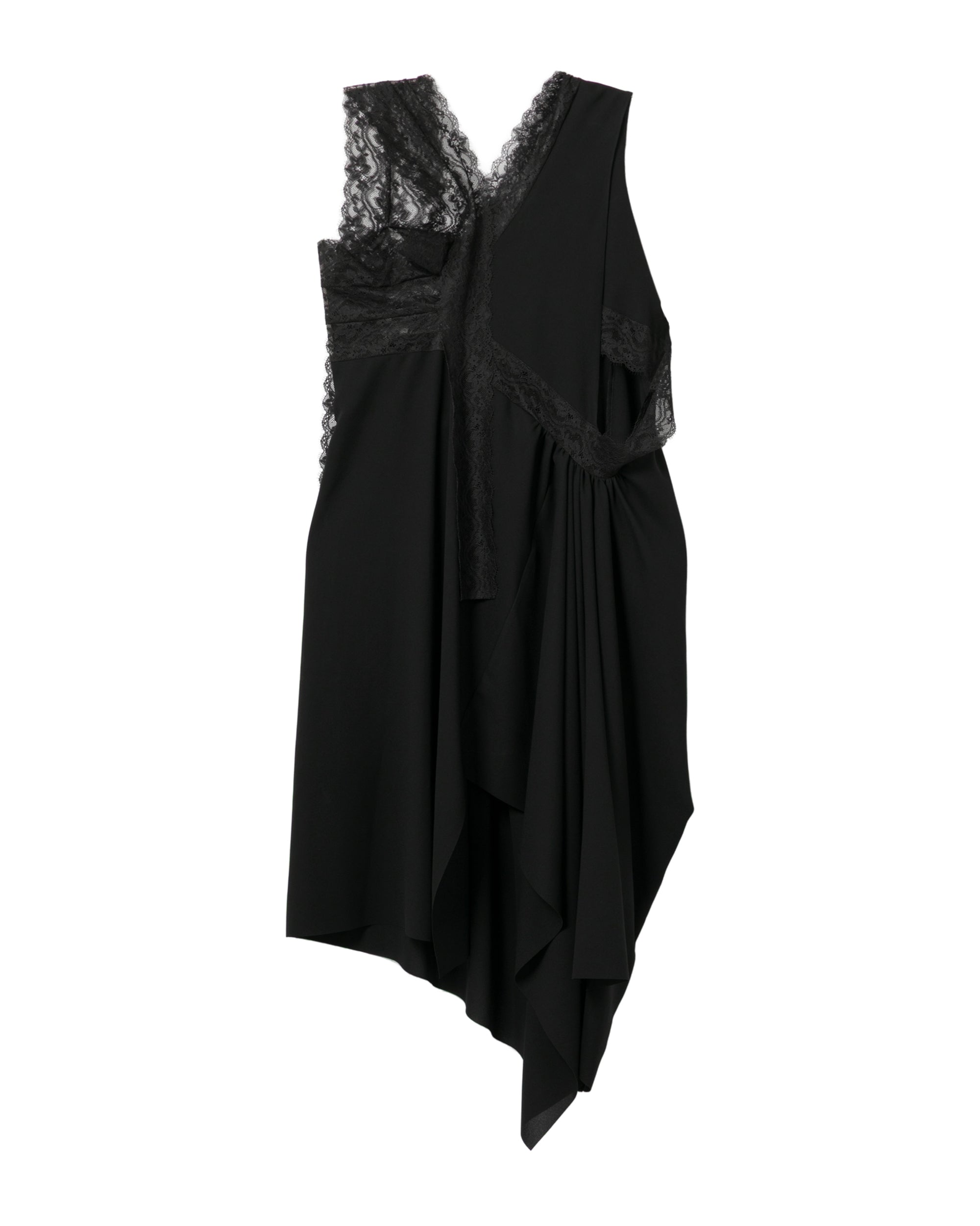 Lace asymmetric dress
