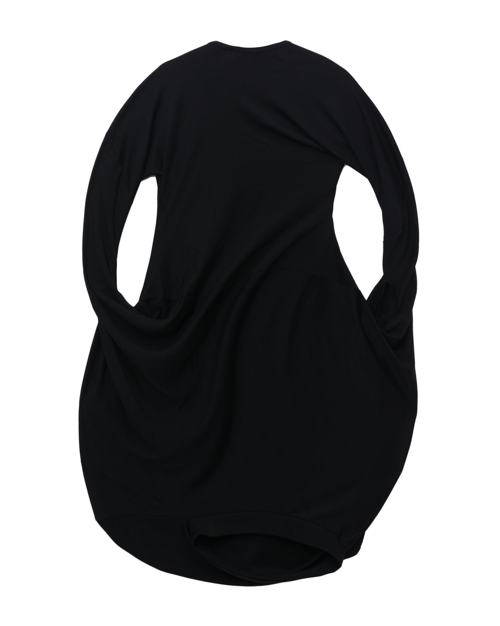 Draped midi dress