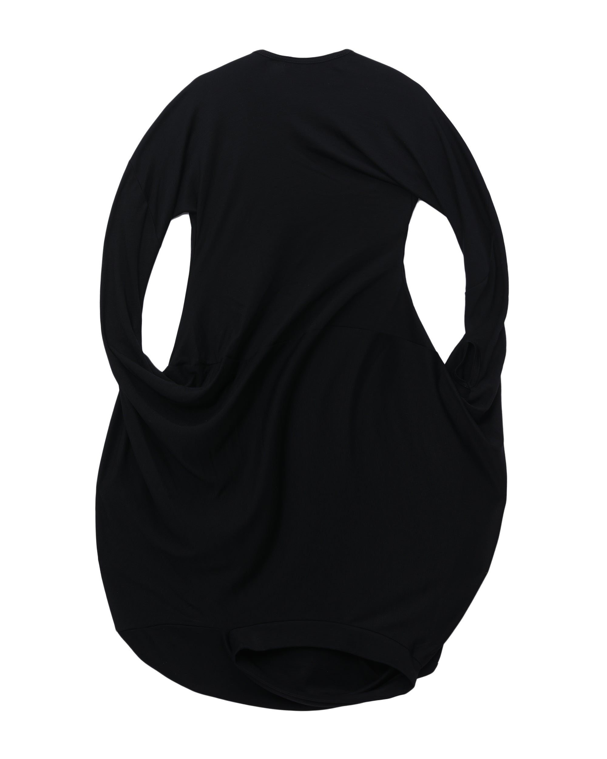 Draped midi dress
