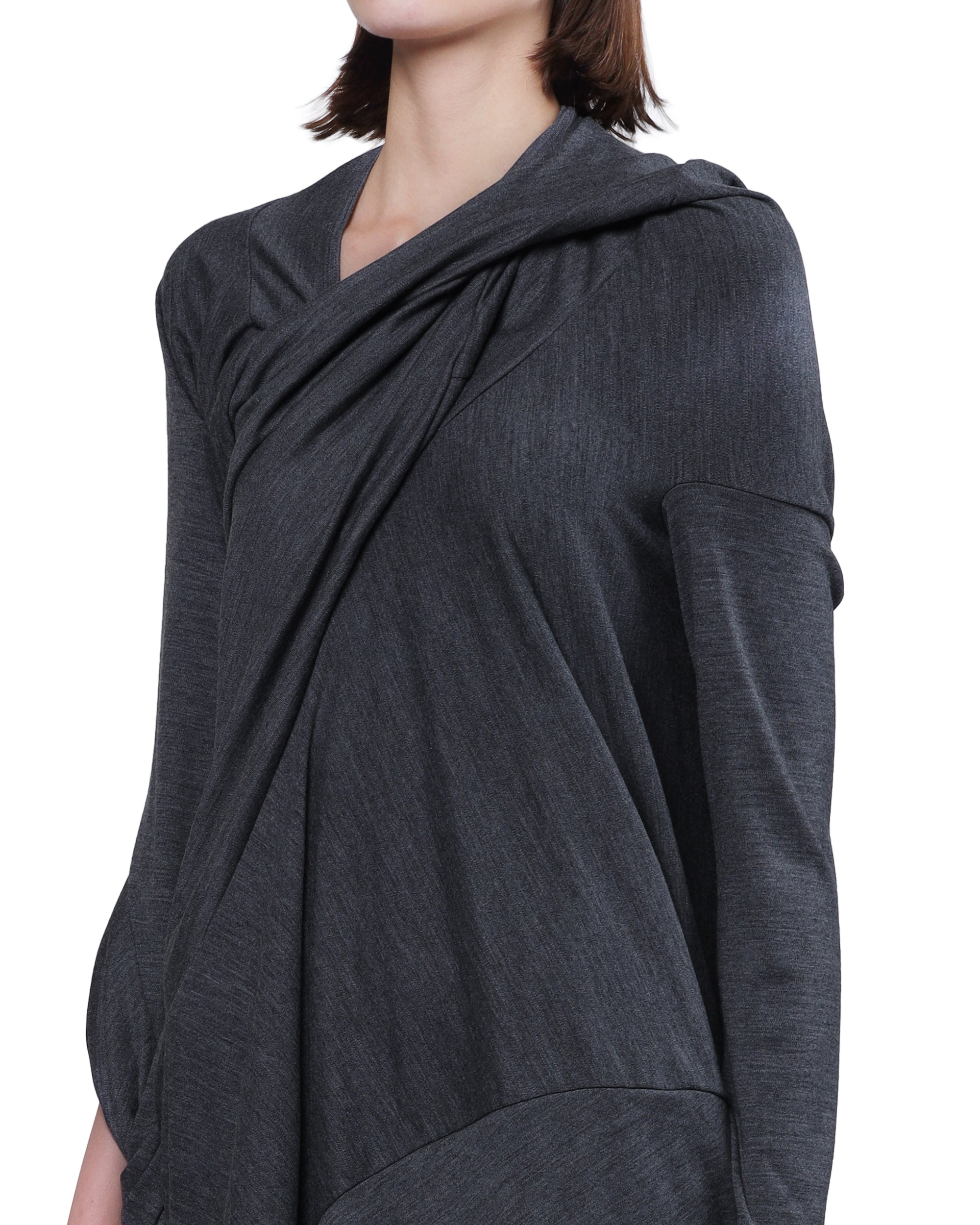 Draped dress