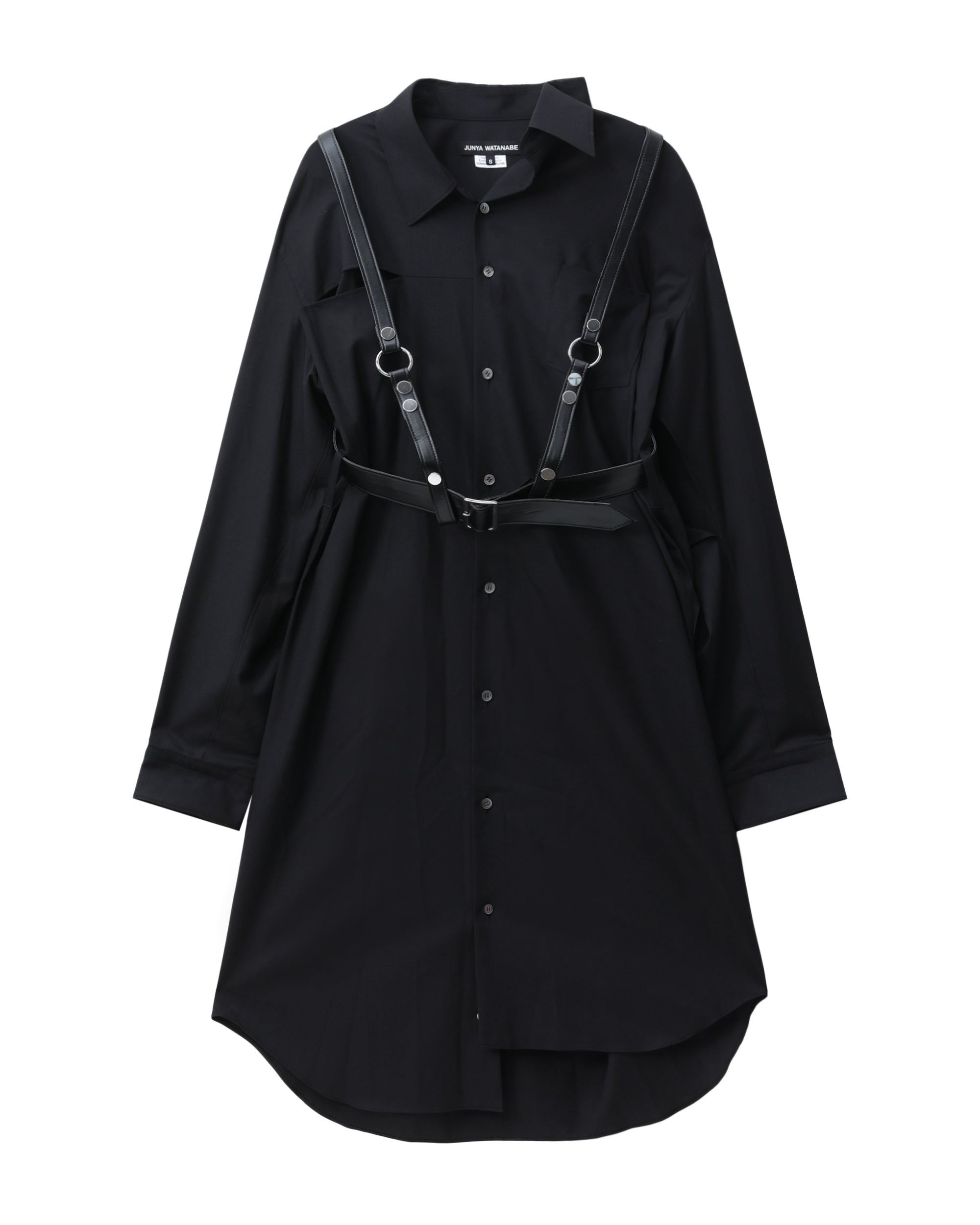 Harnessed shirt dress