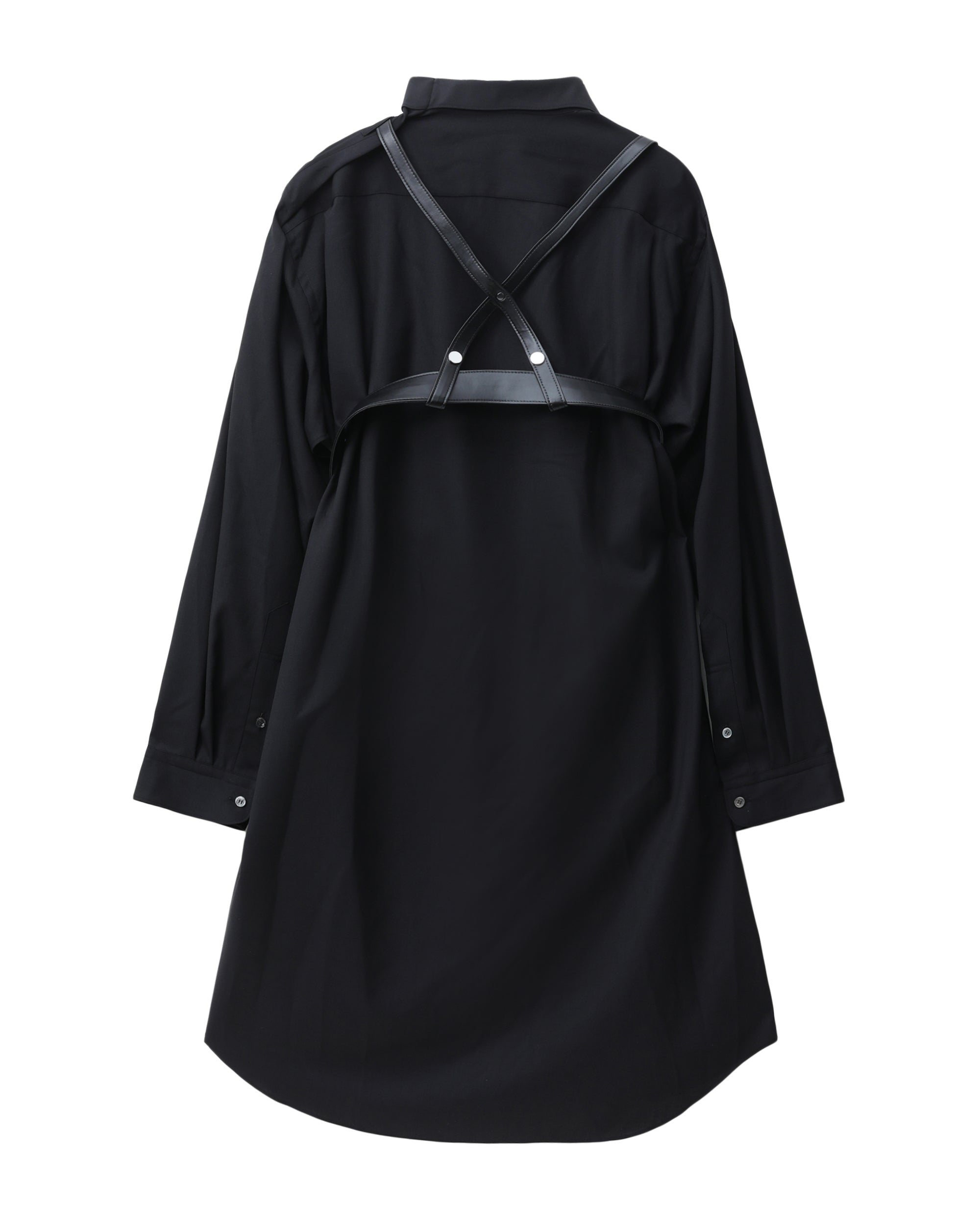 Harnessed shirt dress