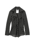 Polka-dot blouse