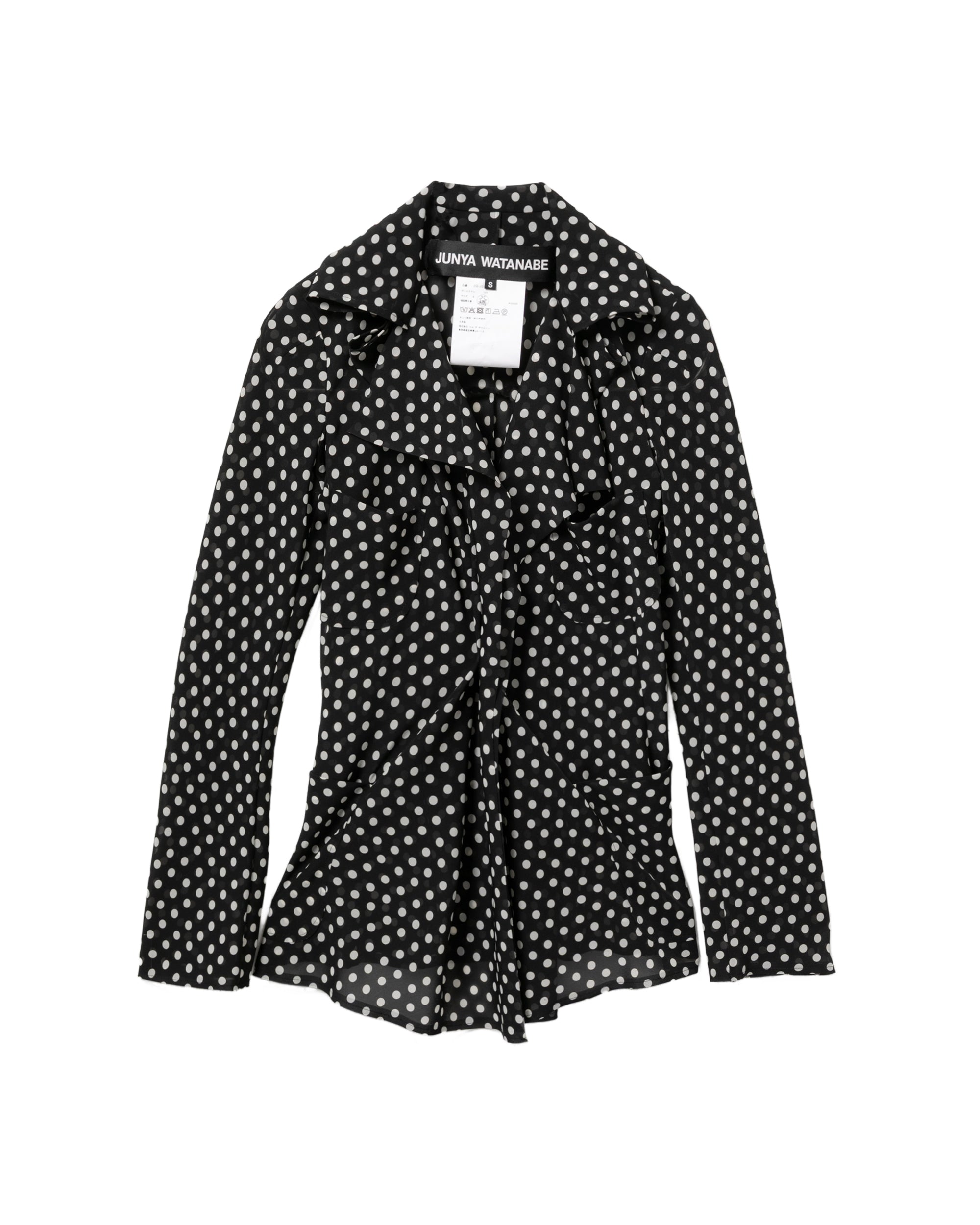 Polka-dot blouse