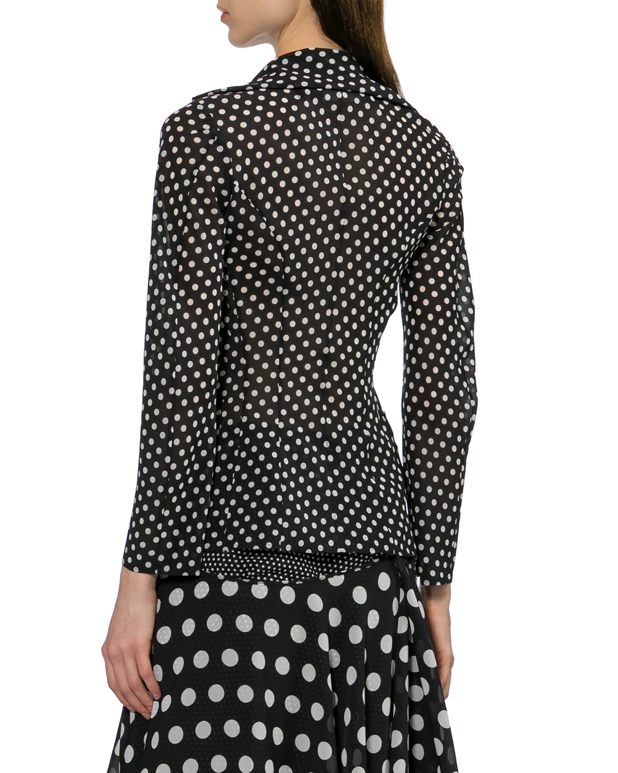 Polka-dot blouse