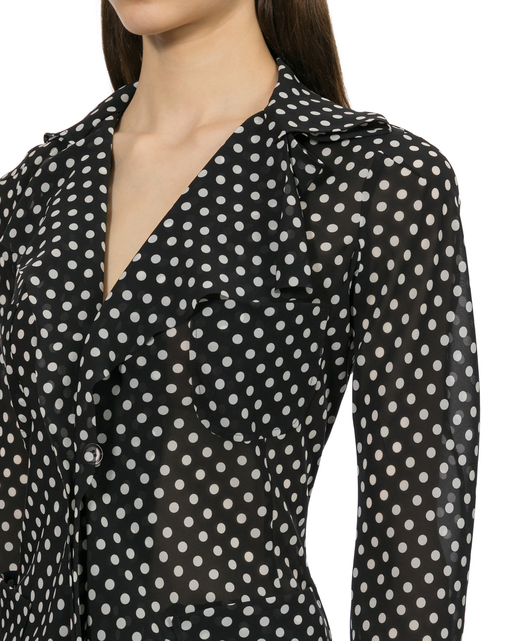 Polka-dot blouse