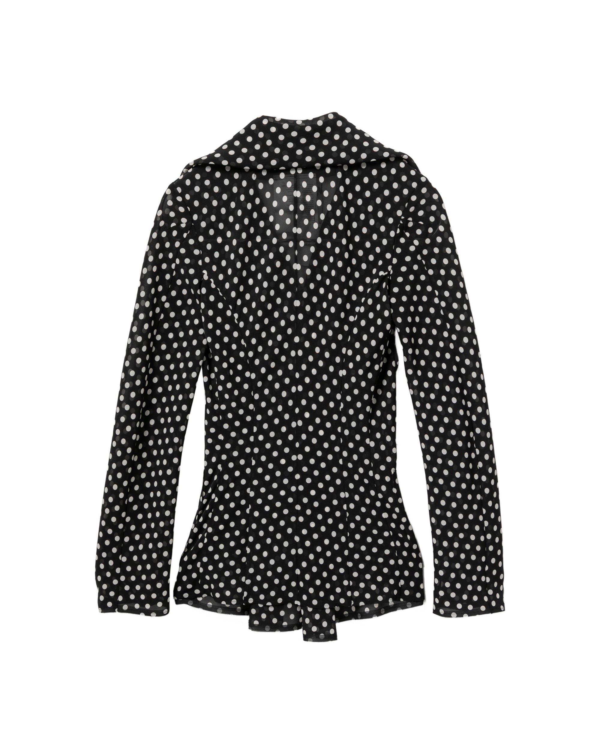 Polka-dot blouse