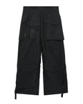 Asymmetric cargo pants