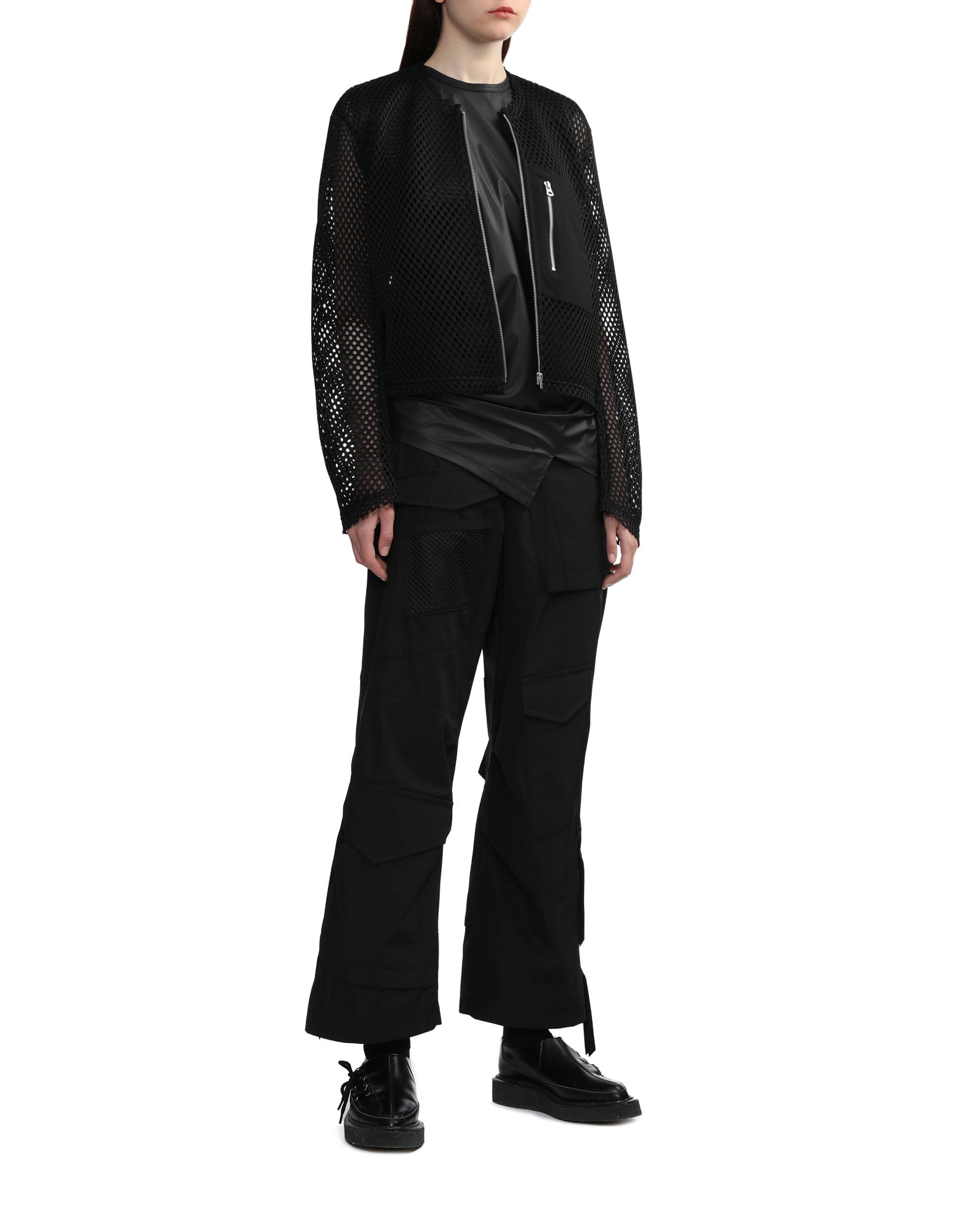 Asymmetric cargo pants