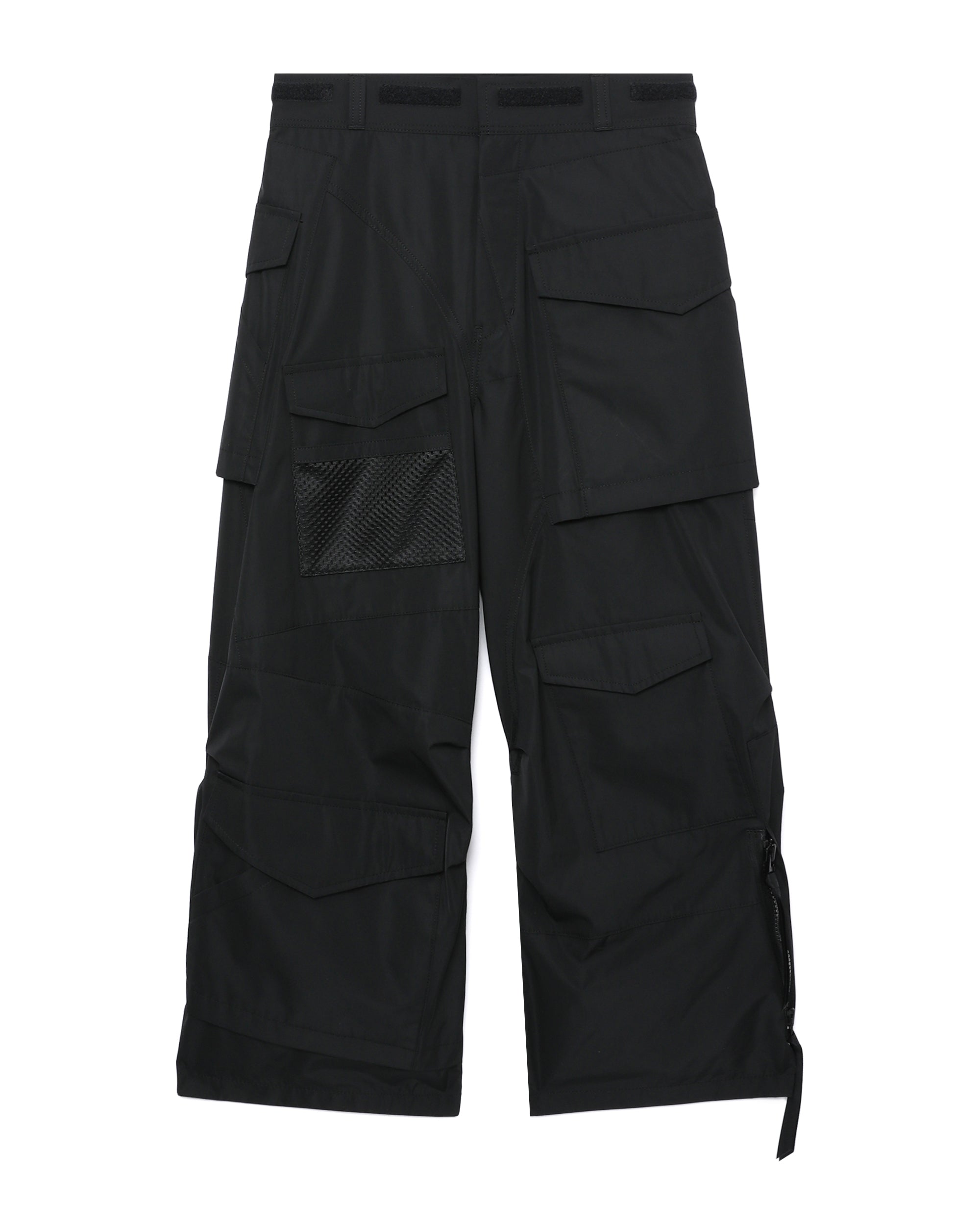 Asymmetric cargo pants