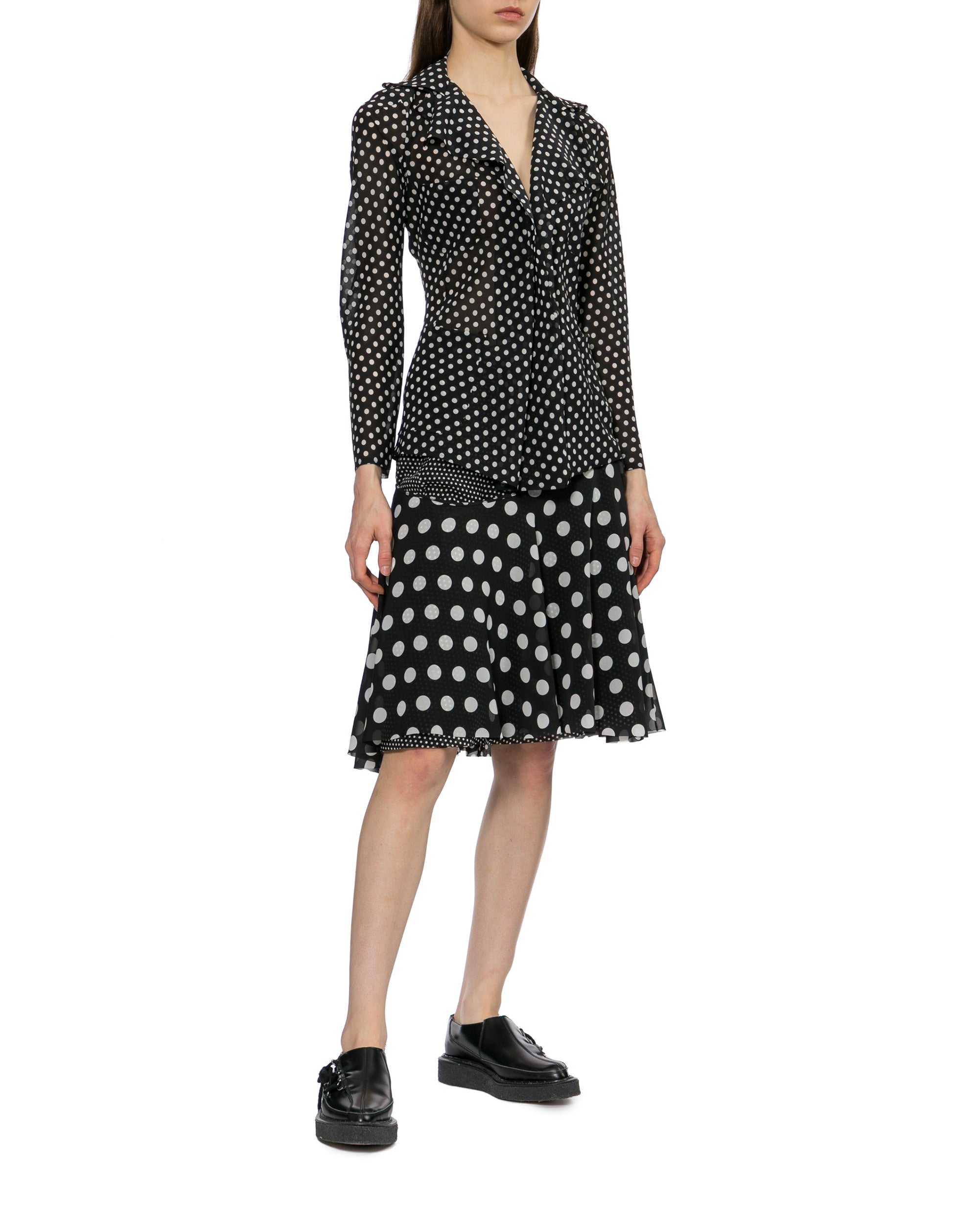 Polka-dot skirt