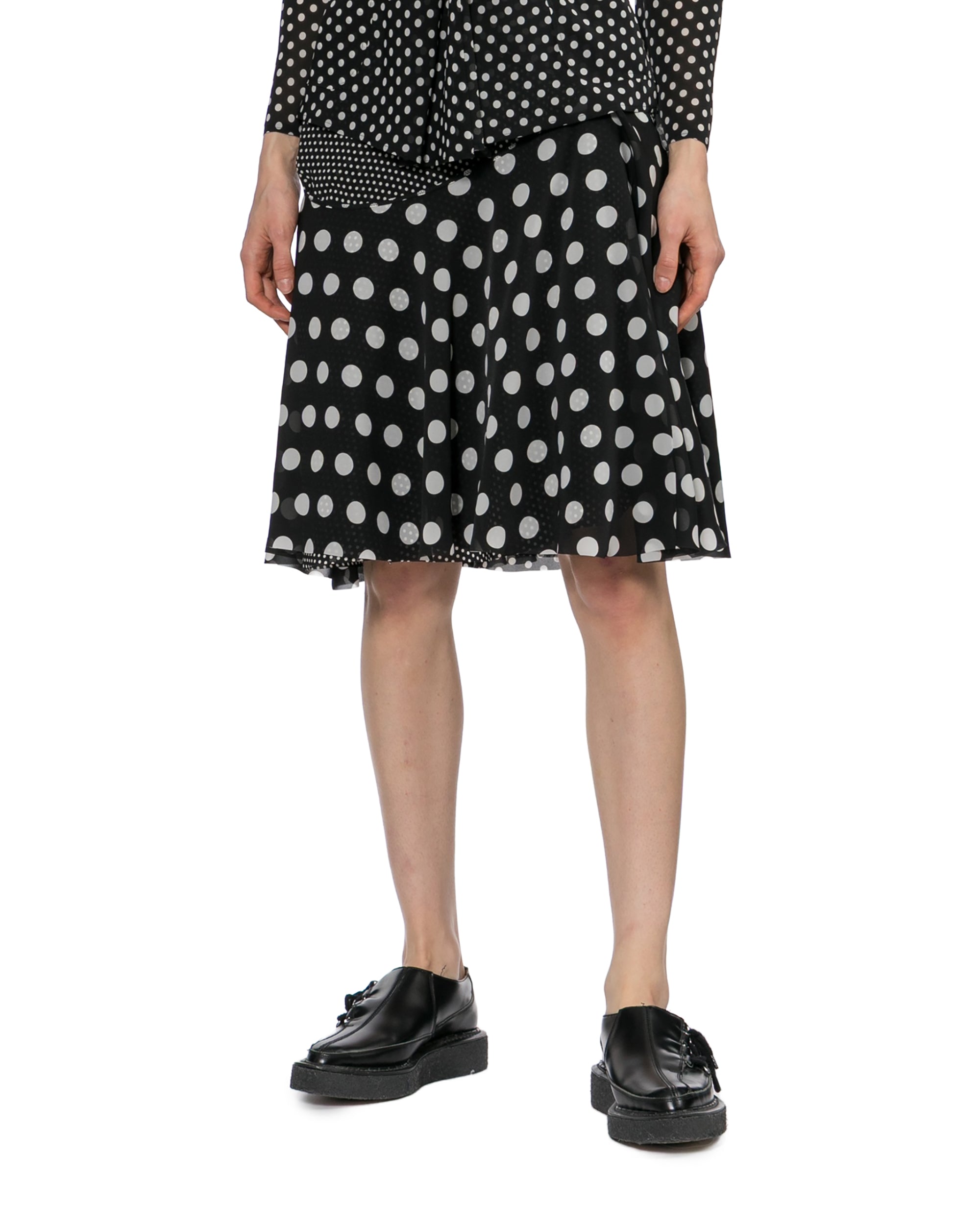 Polka-dot skirt