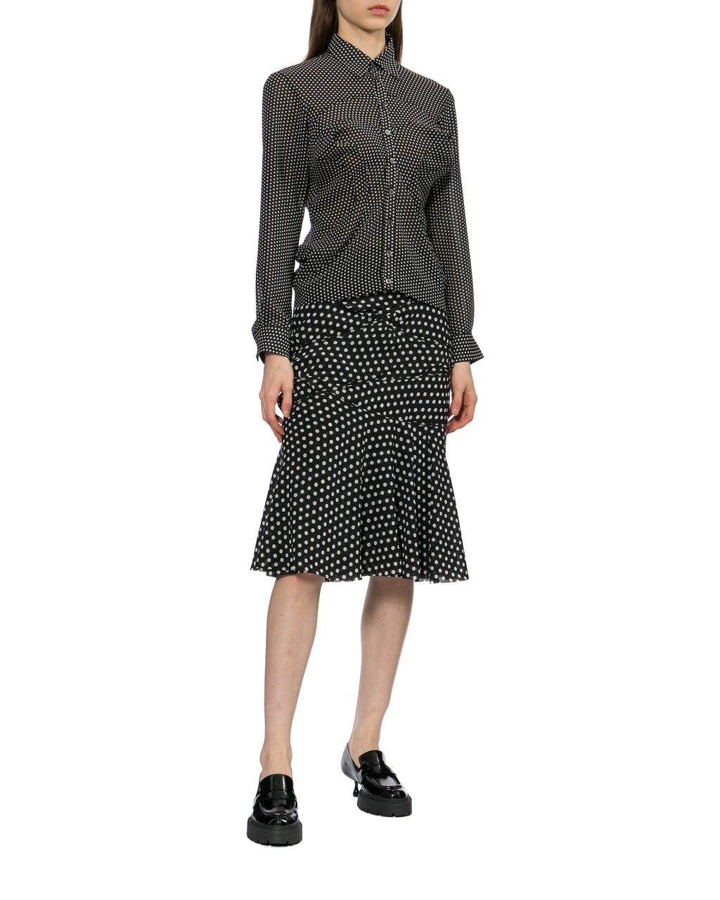 Polka-dot skirt