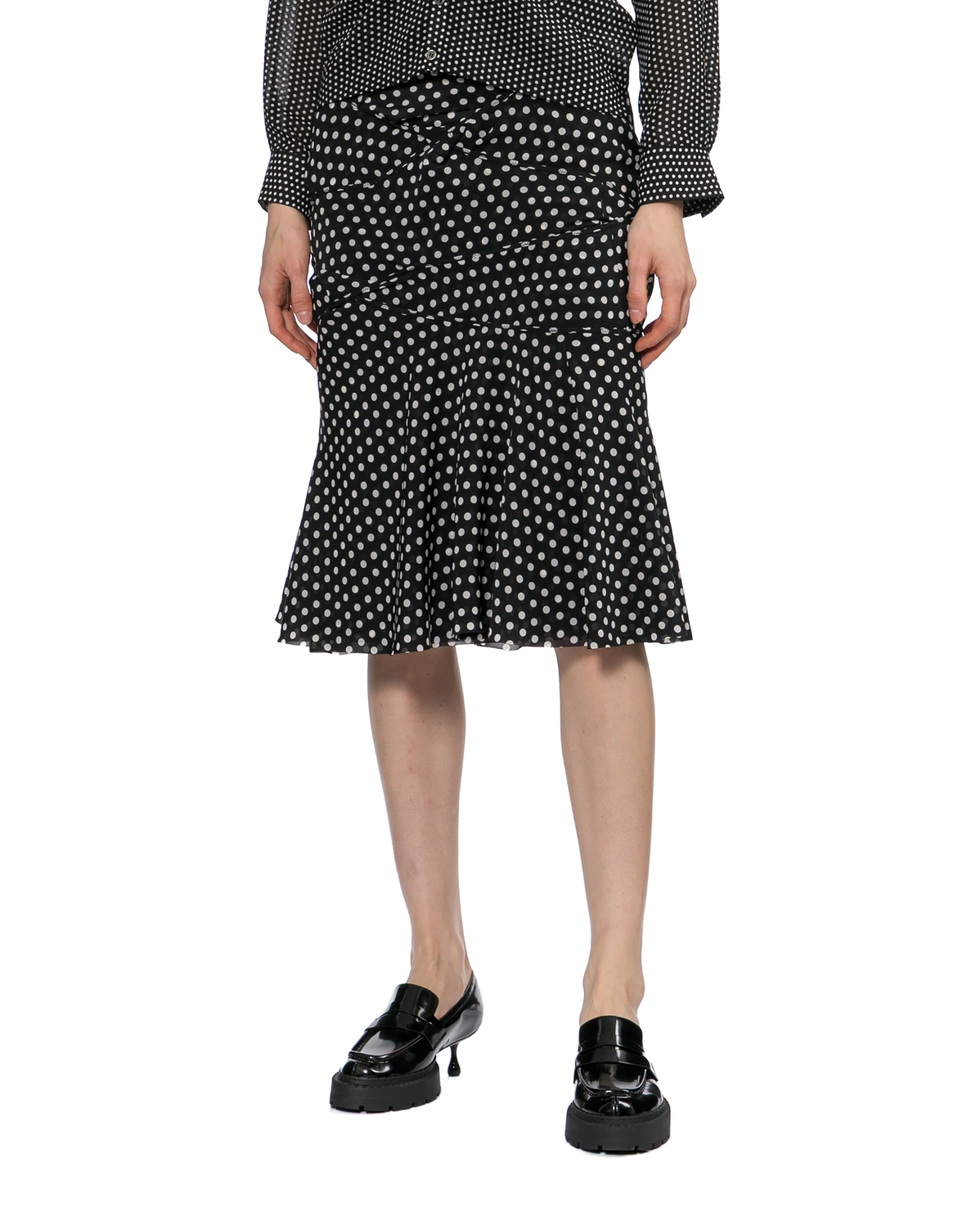 Polka-dot skirt