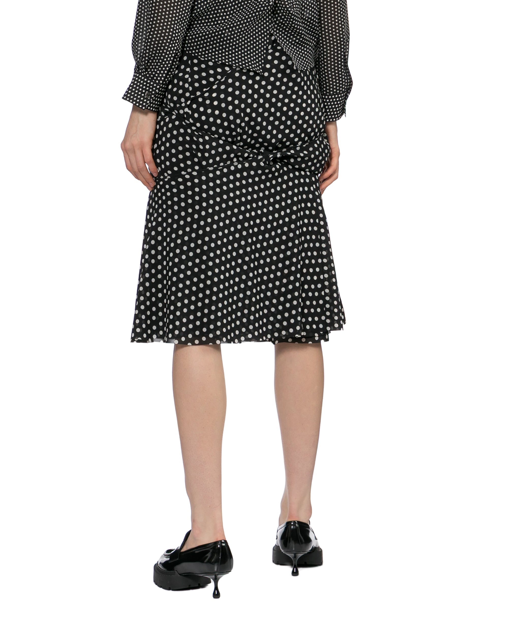 Polka-dot skirt