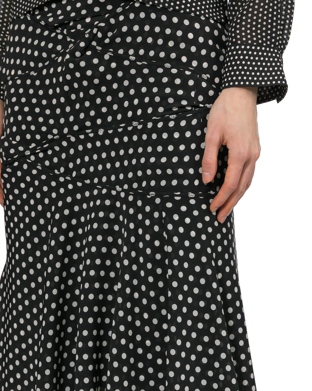 Polka-dot skirt