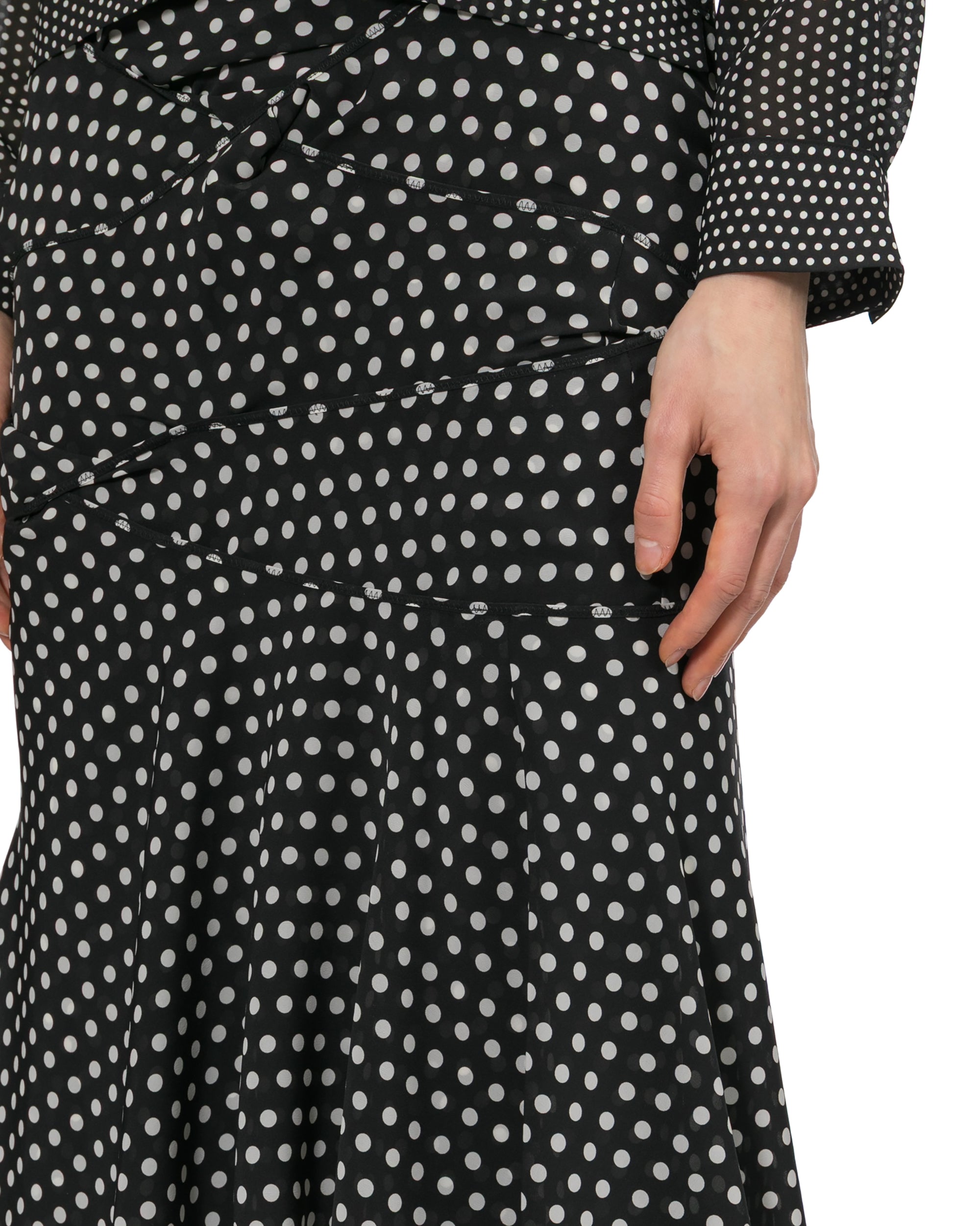 Polka-dot skirt