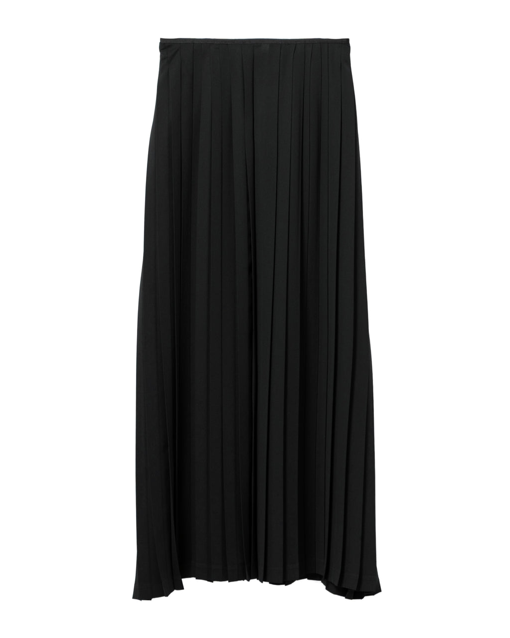 Pleated midi skirt