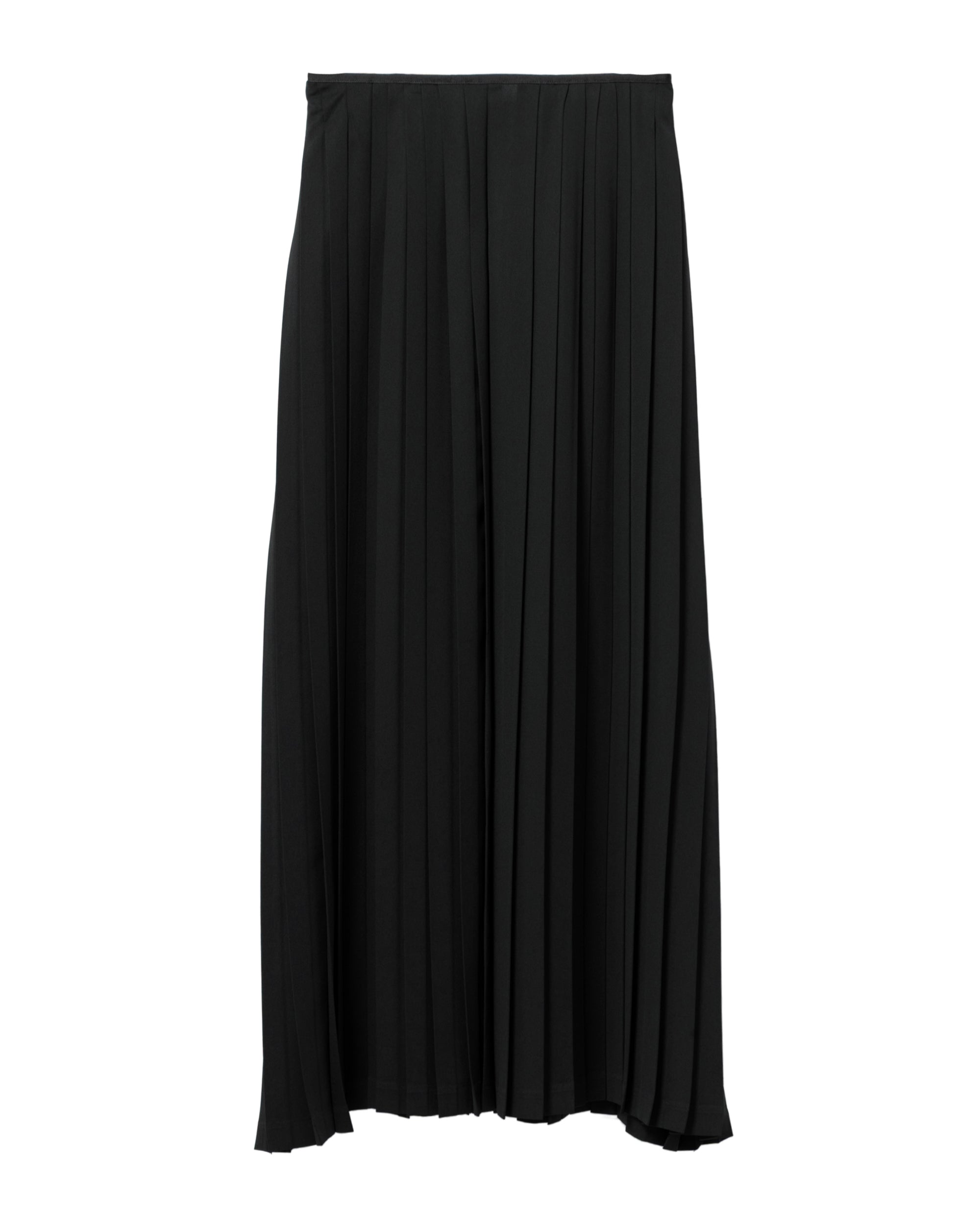 Pleated midi skirt