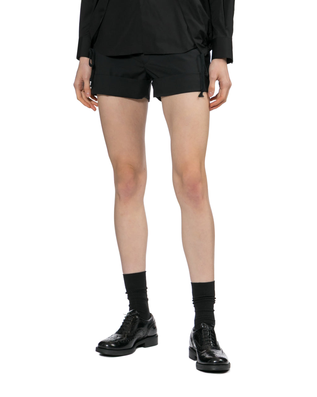 Rolled-hem shorts