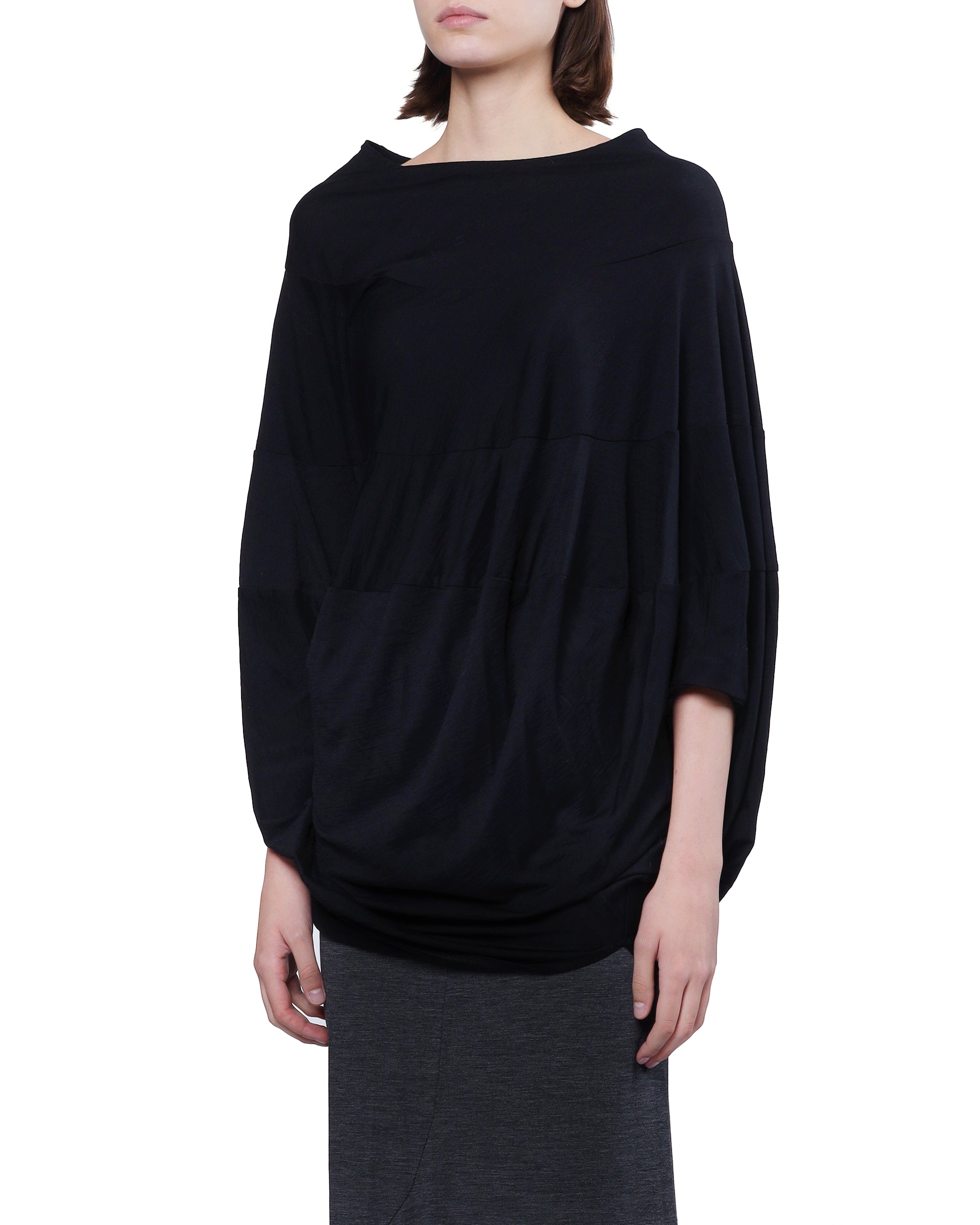Draped asymmetrical top