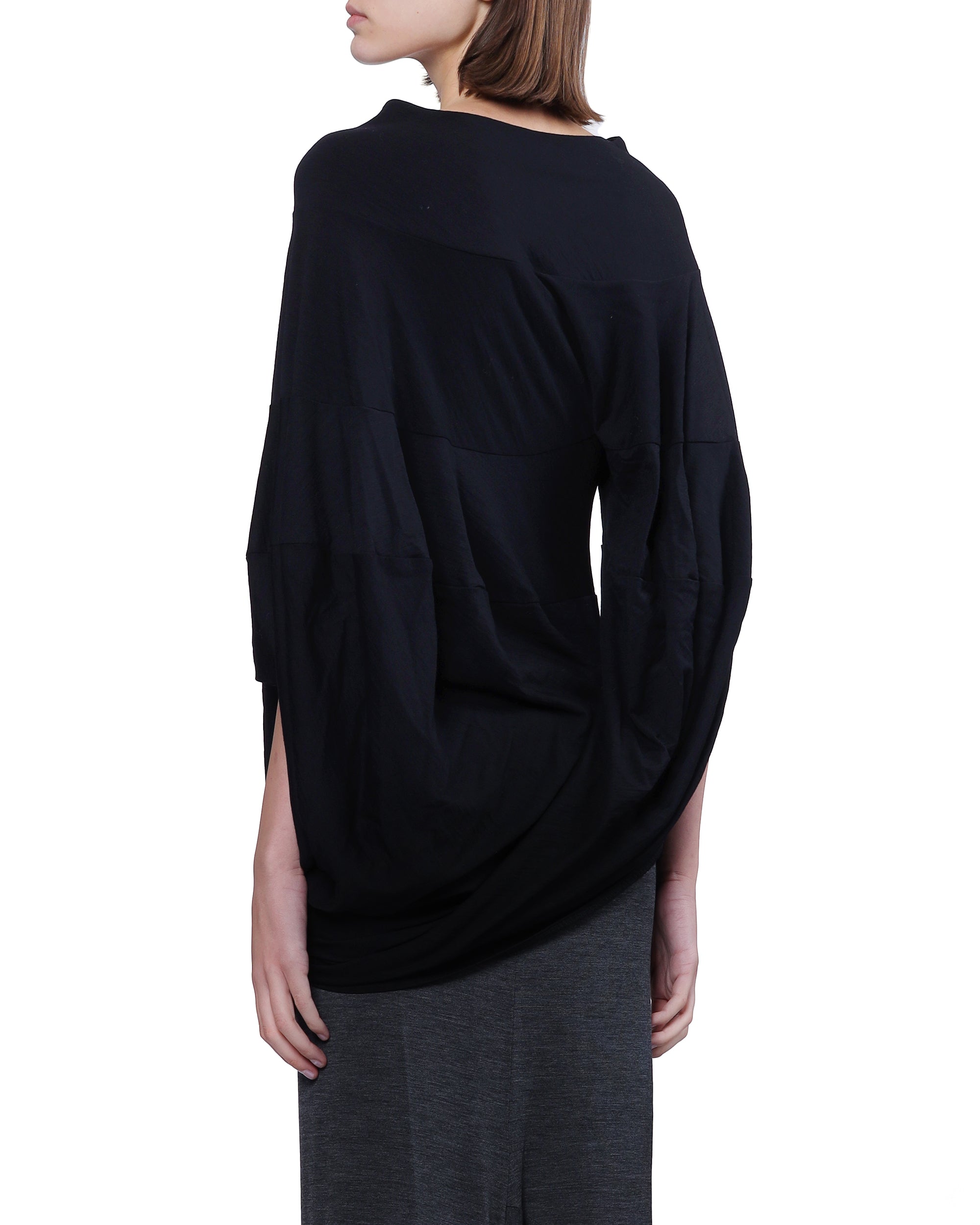 Draped asymmetrical top