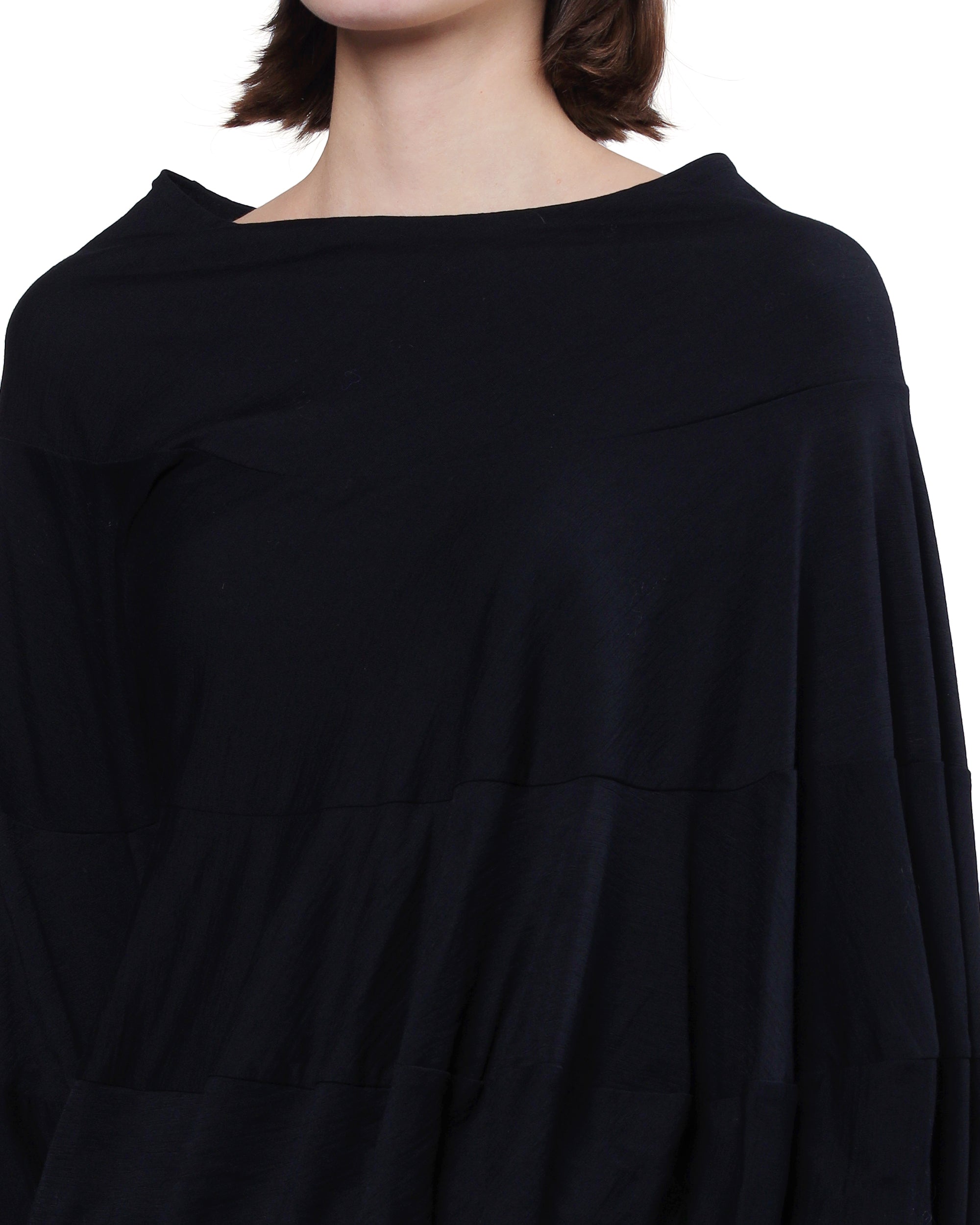 Draped asymmetrical top