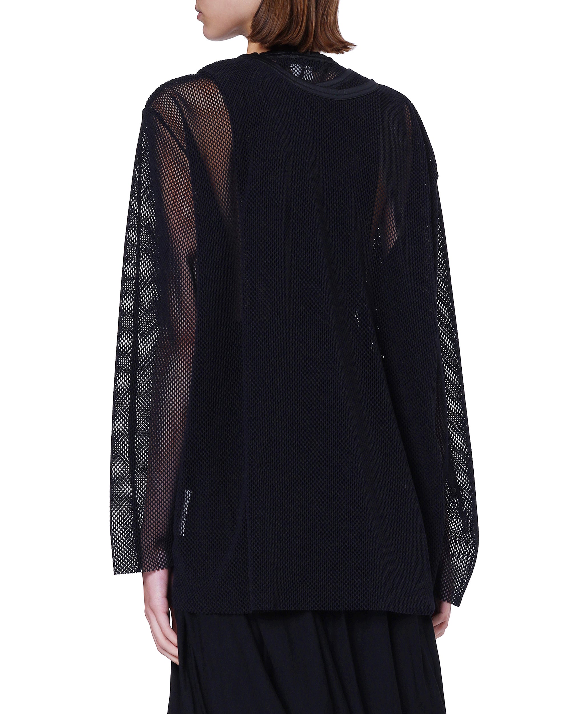 Mesh panelled top