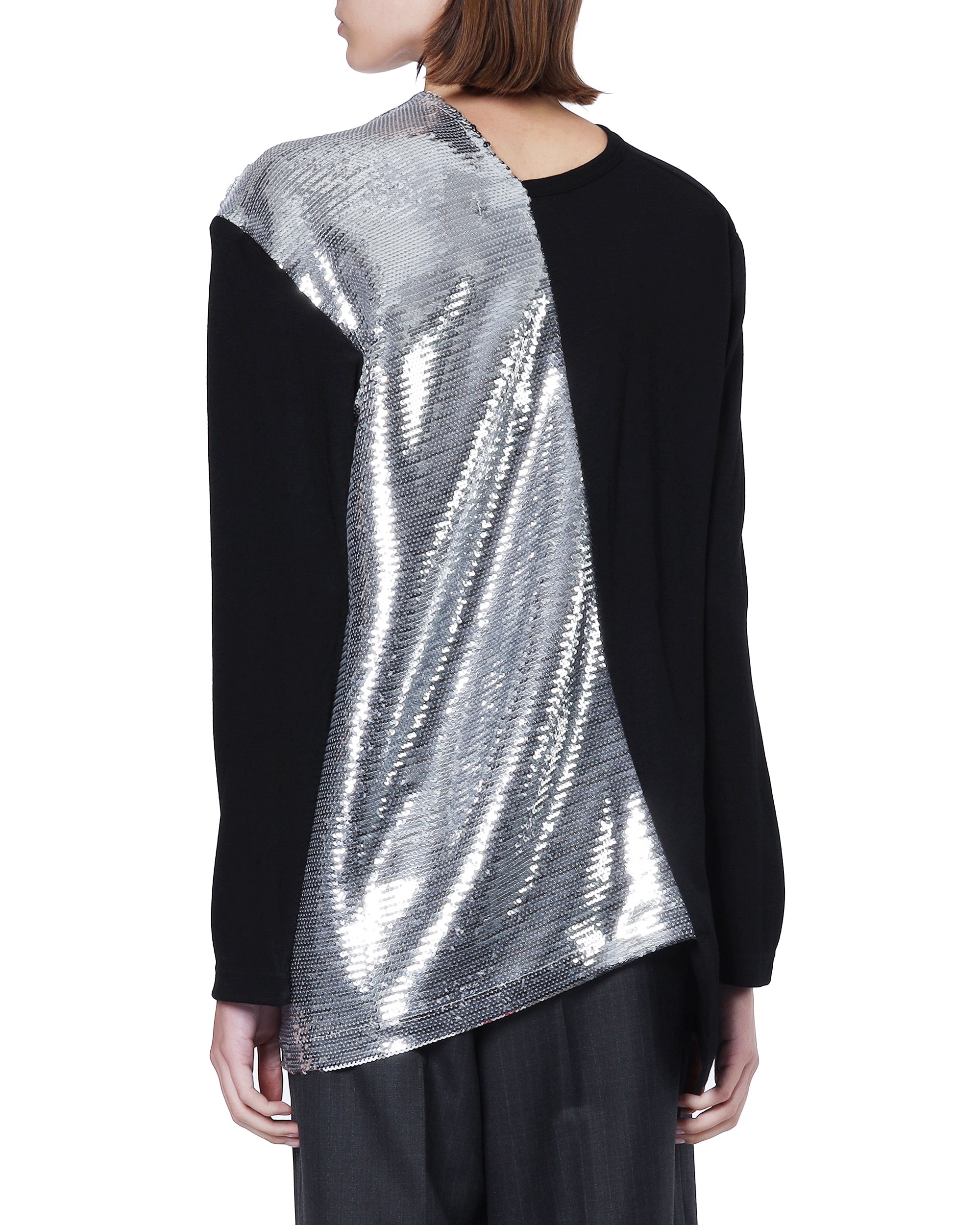 Sequin layered top