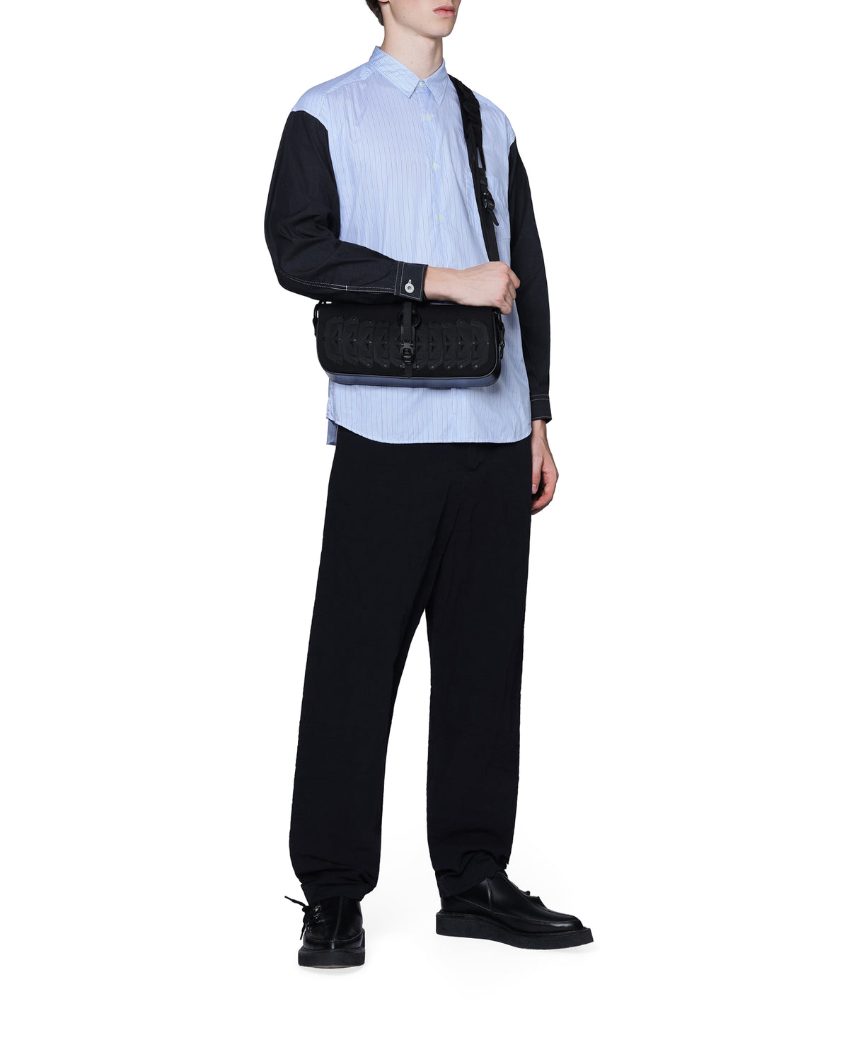 Technical hardware shoulder bag