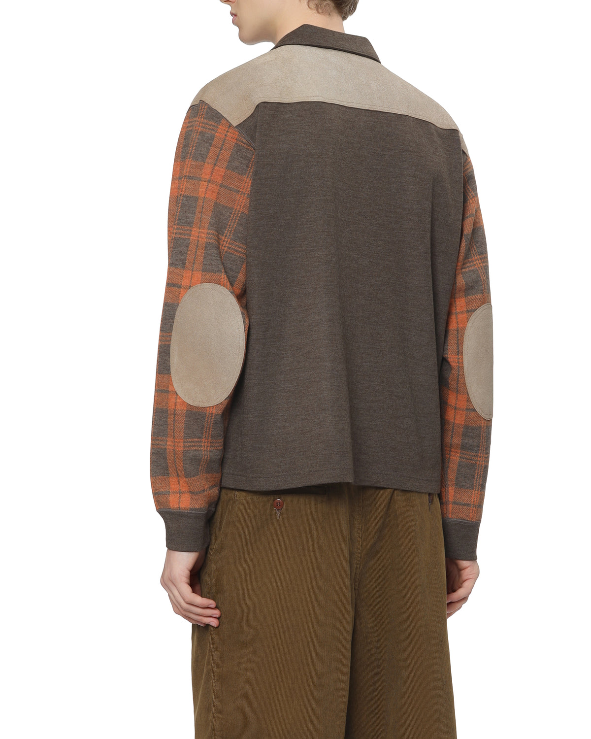 Plaid zip jacket