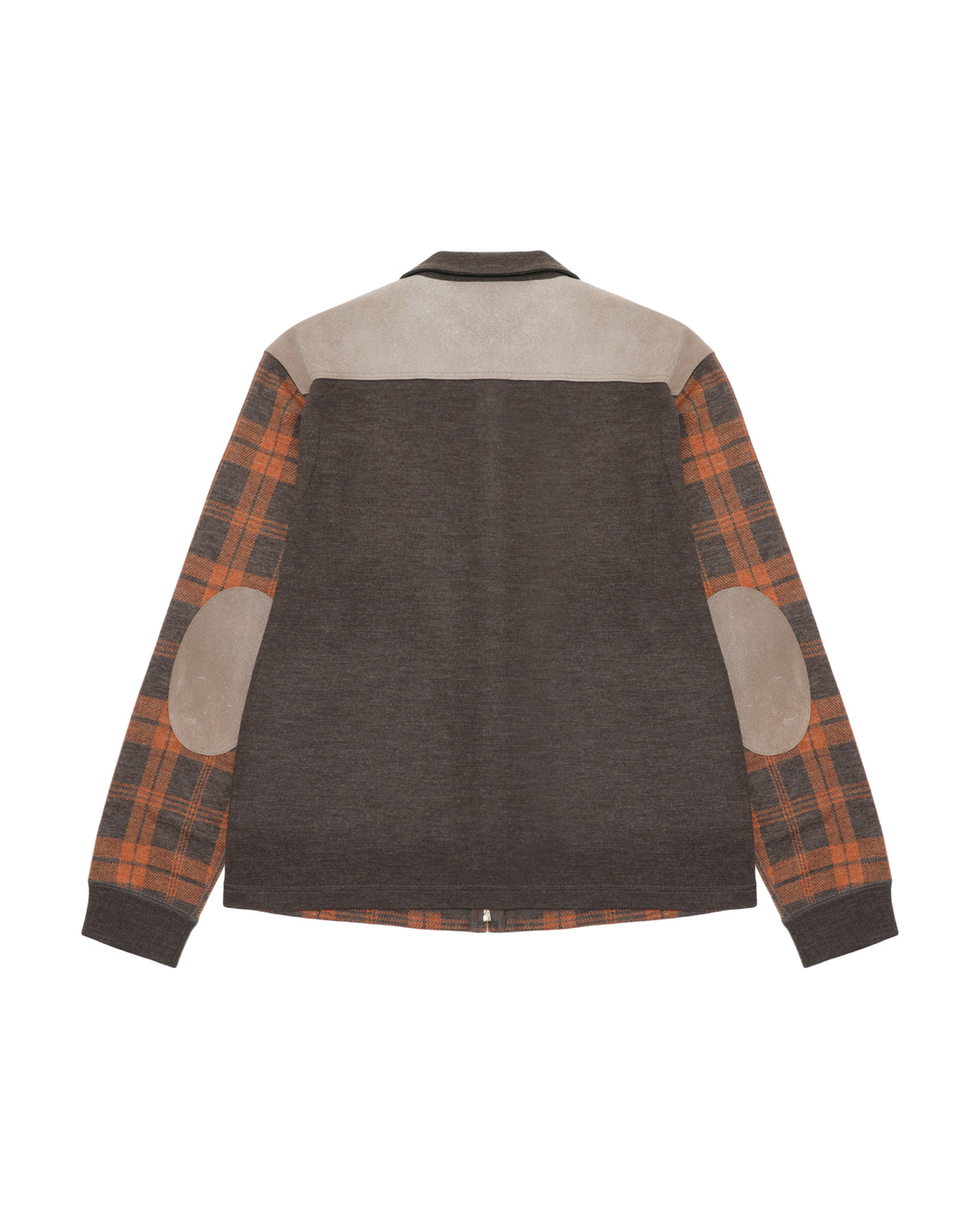 Plaid zip jacket