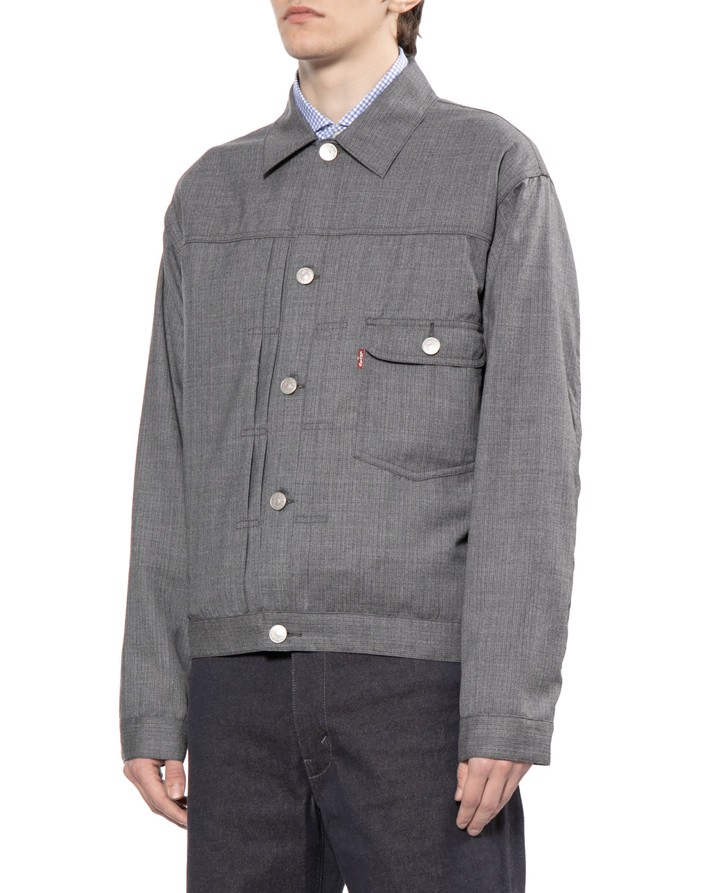 Buttoned jacket