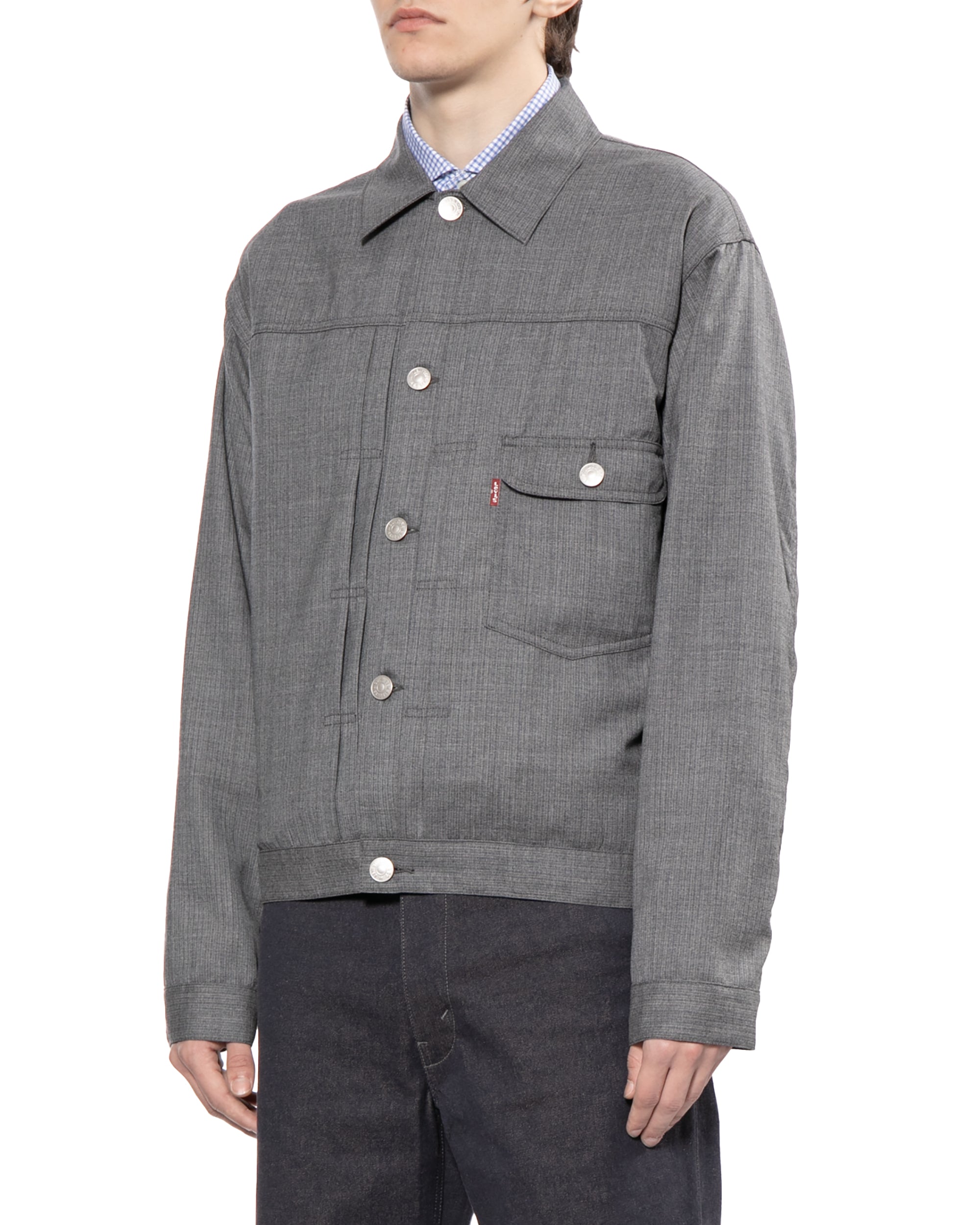 Buttoned jacket
