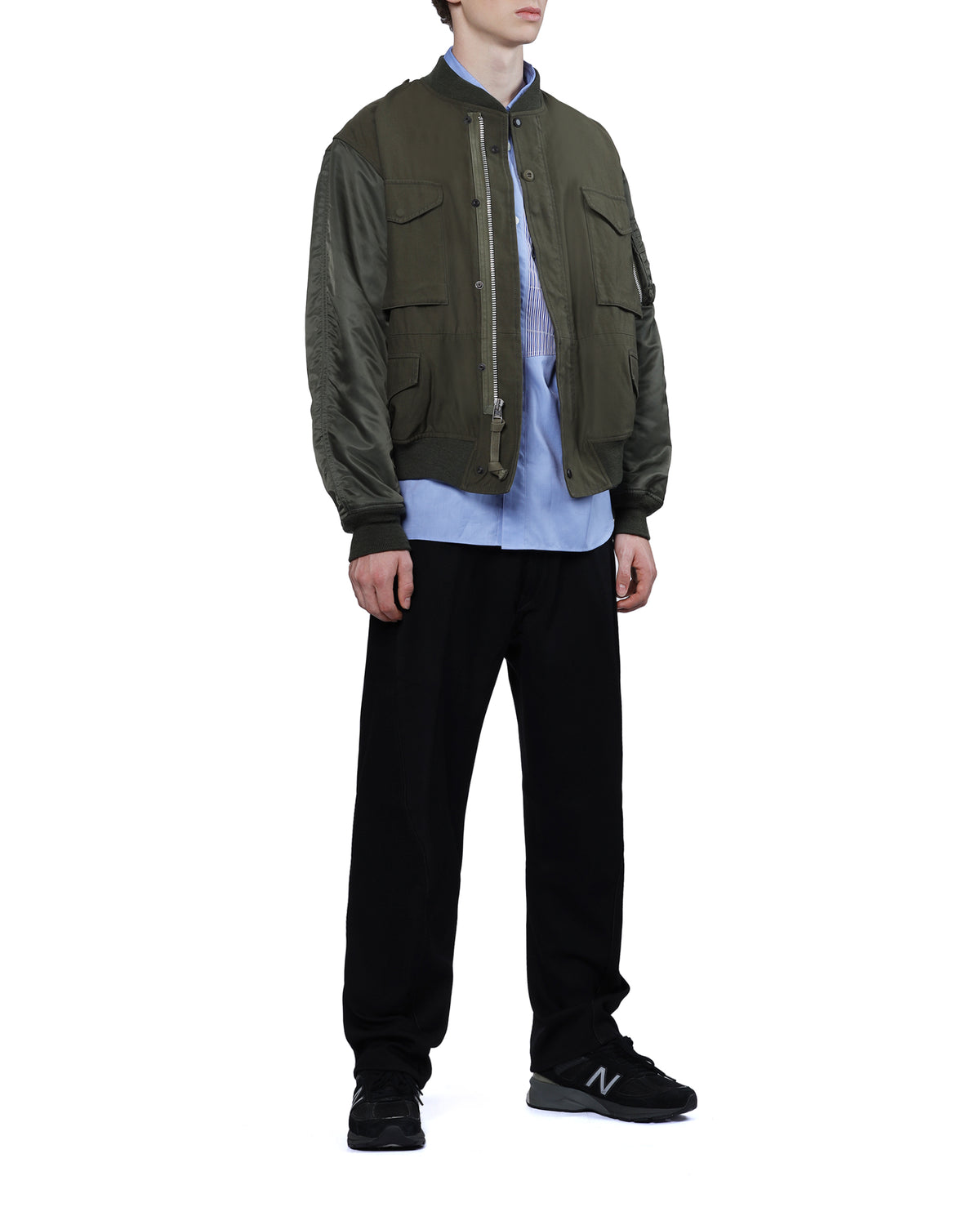 Utility bomber jacket