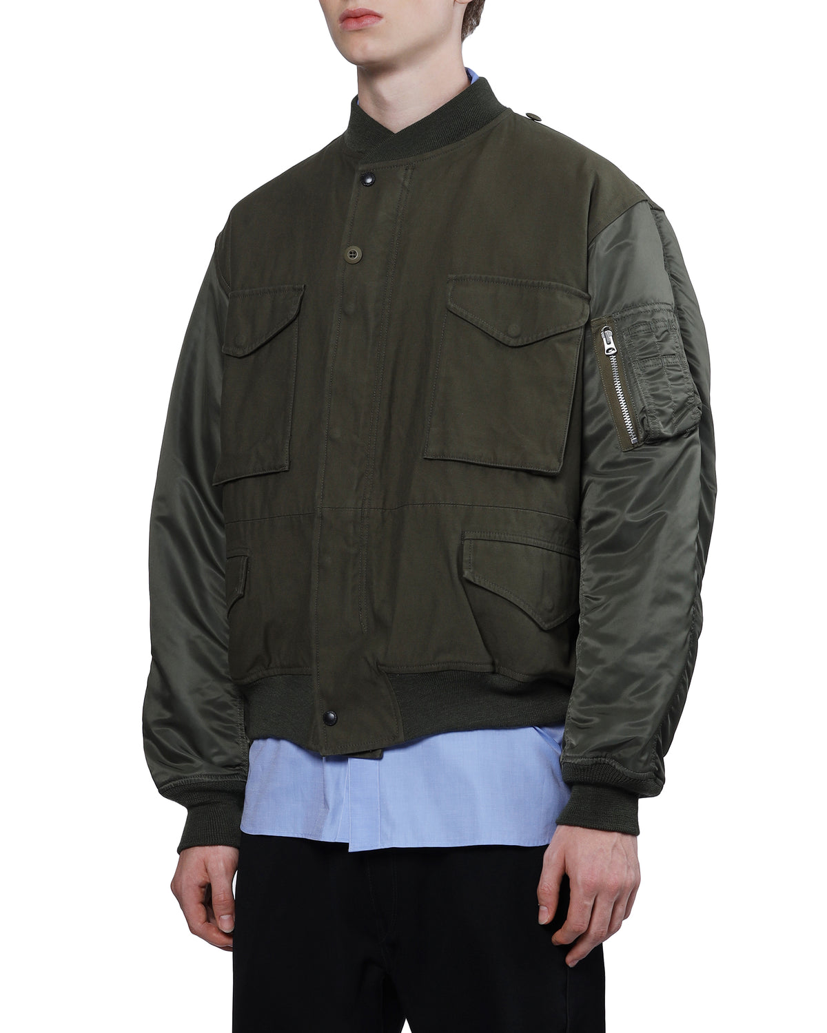 Utility bomber jacket