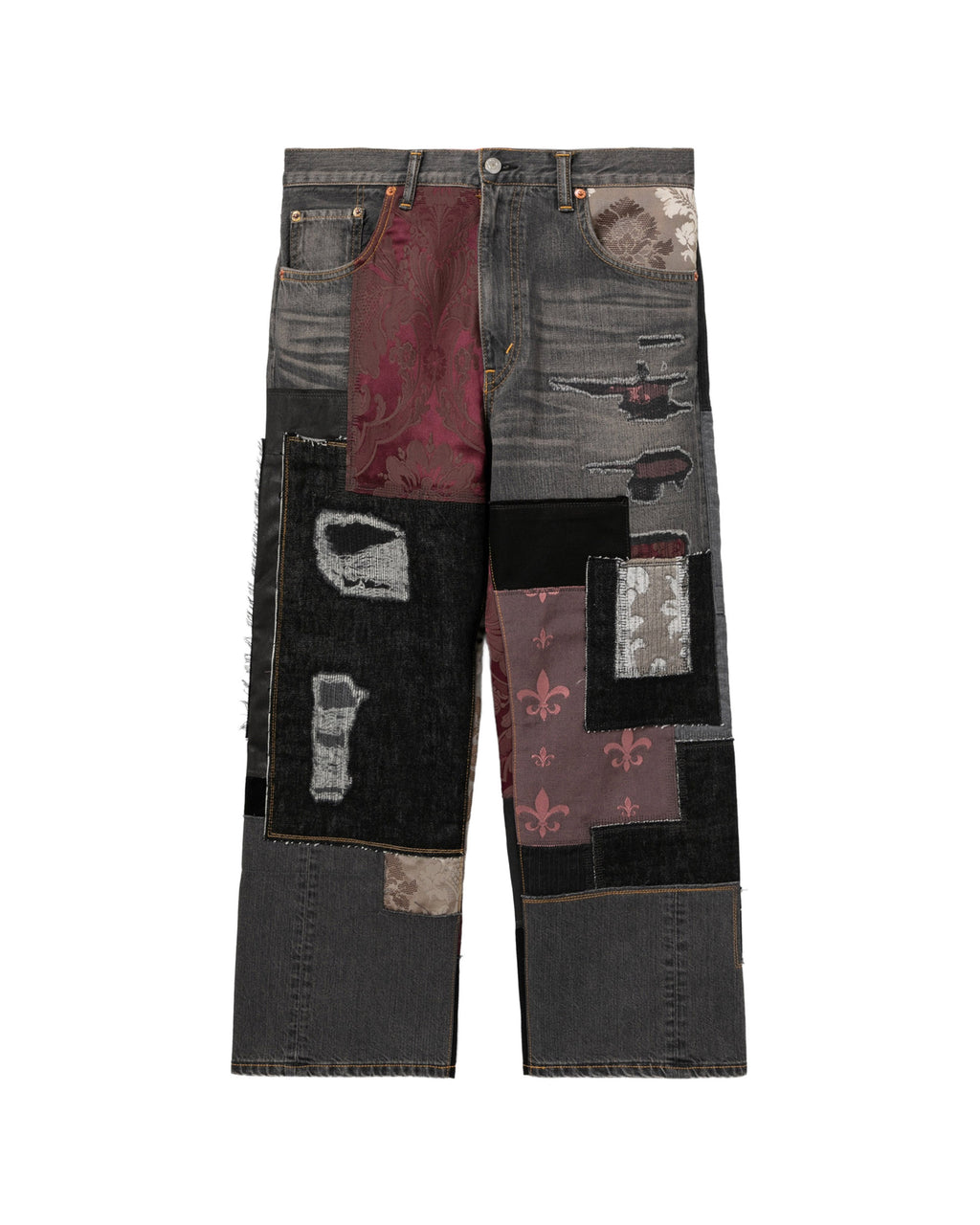 X Levi's patchwork jeans
