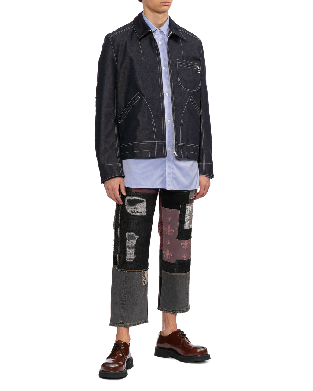 X Levi's patchwork jeans