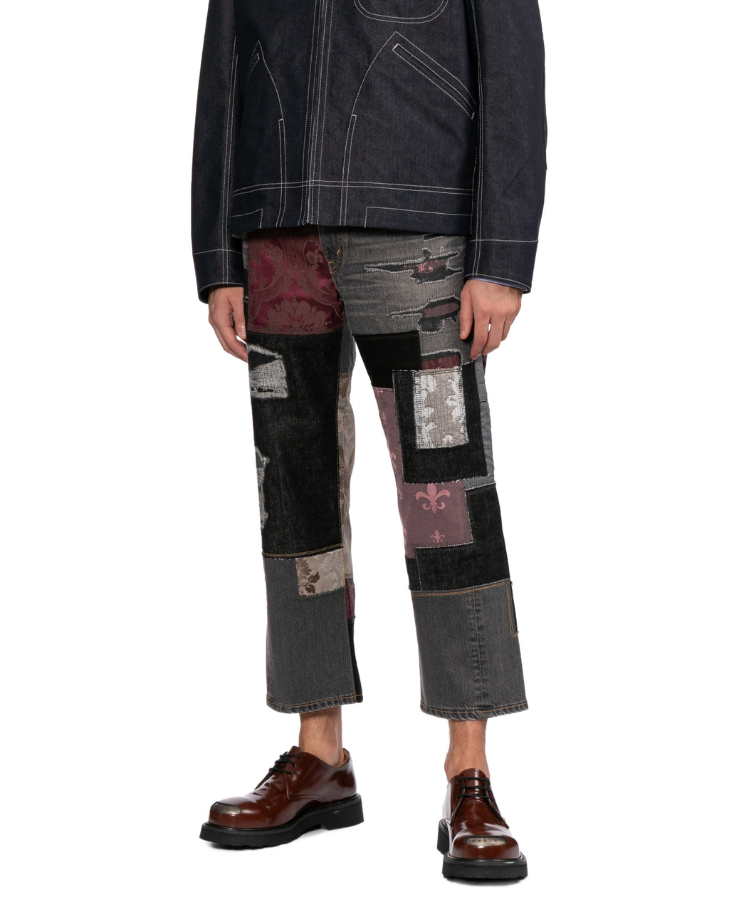 X Levi's patchwork jeans