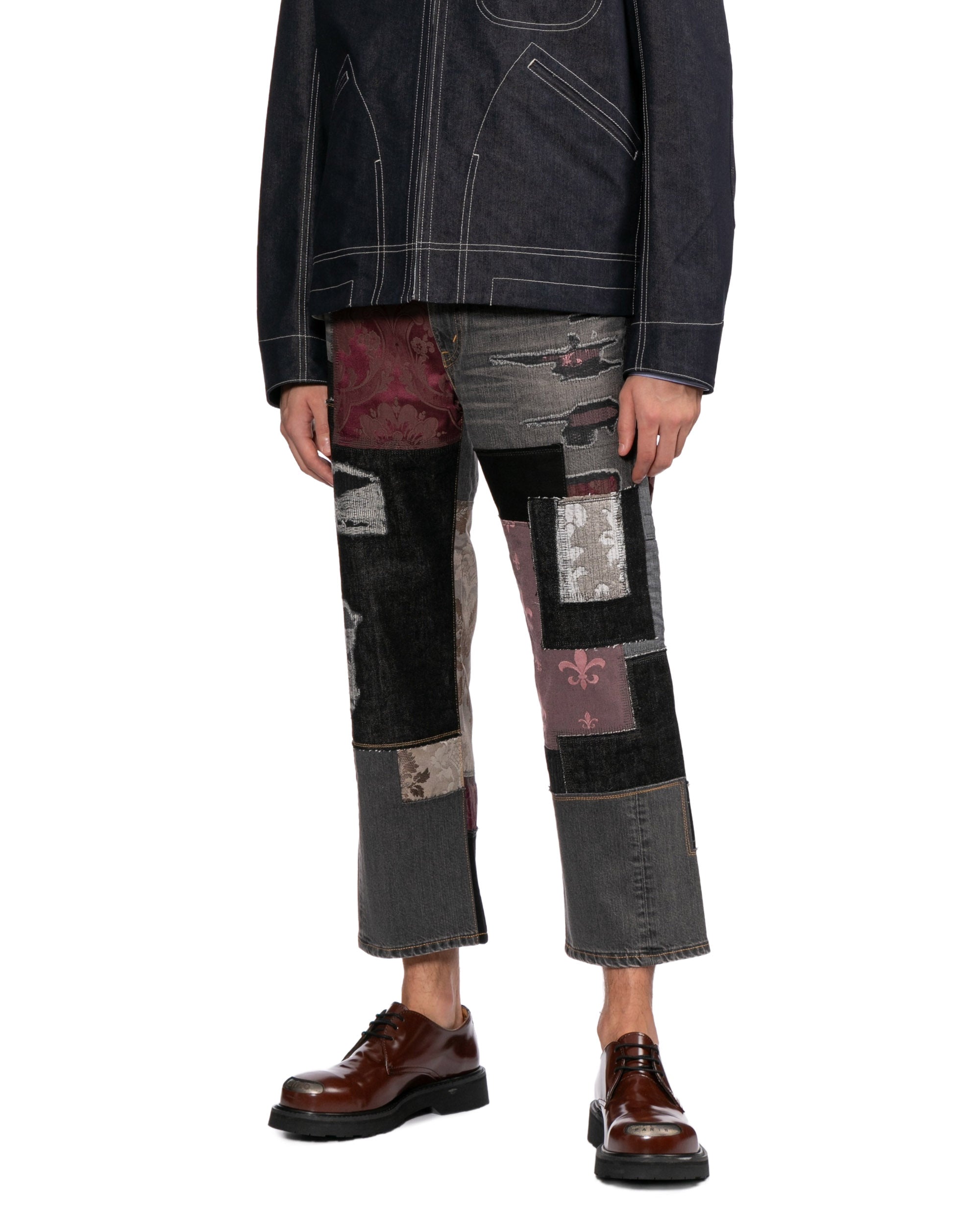 X Levi's patchwork jeans