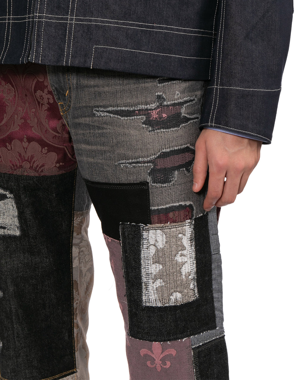 X Levi's patchwork jeans