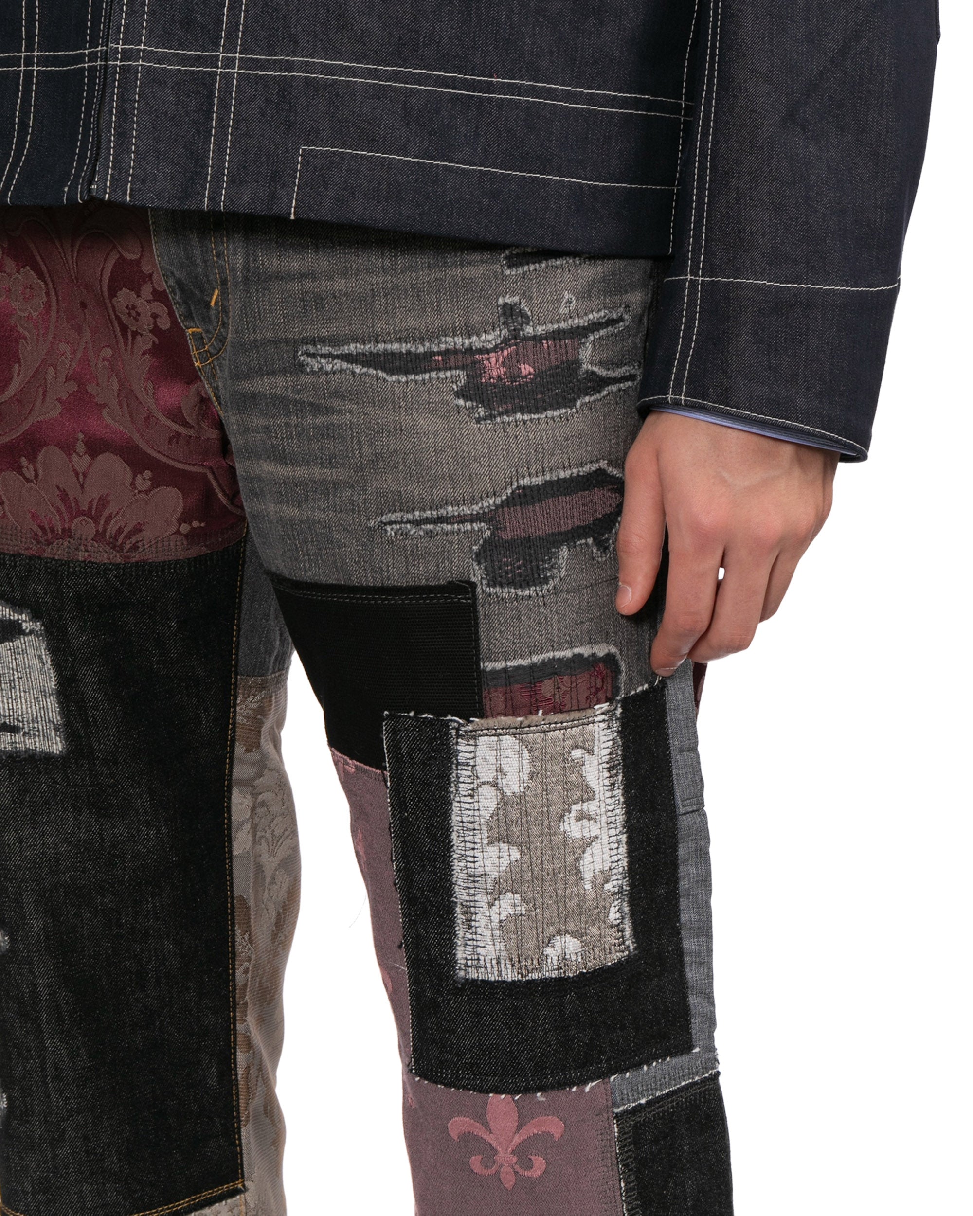 X Levi's patchwork jeans