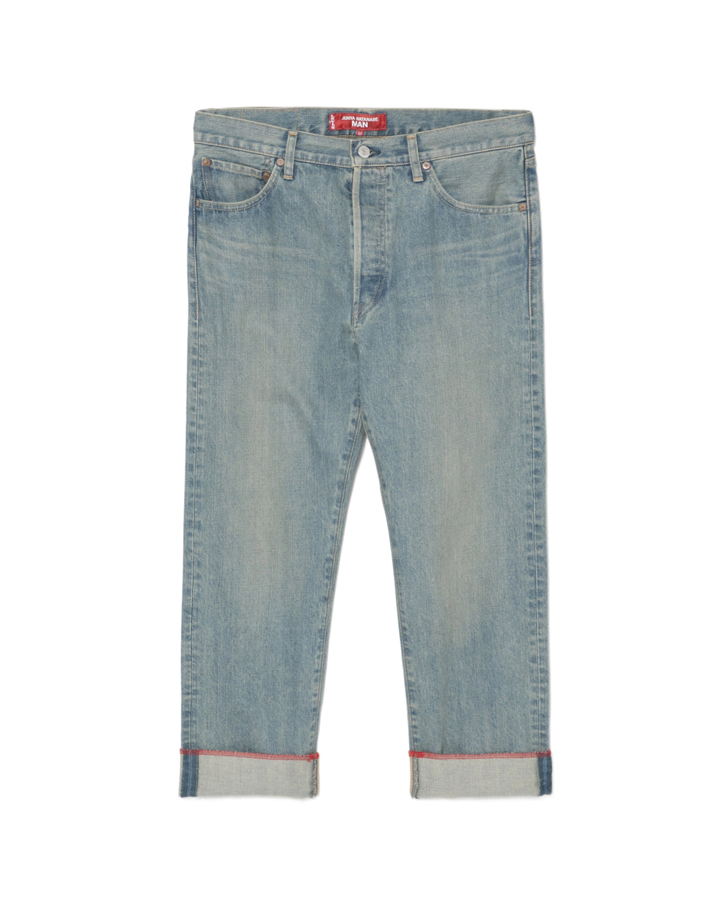 X Levi's cuffed jeans