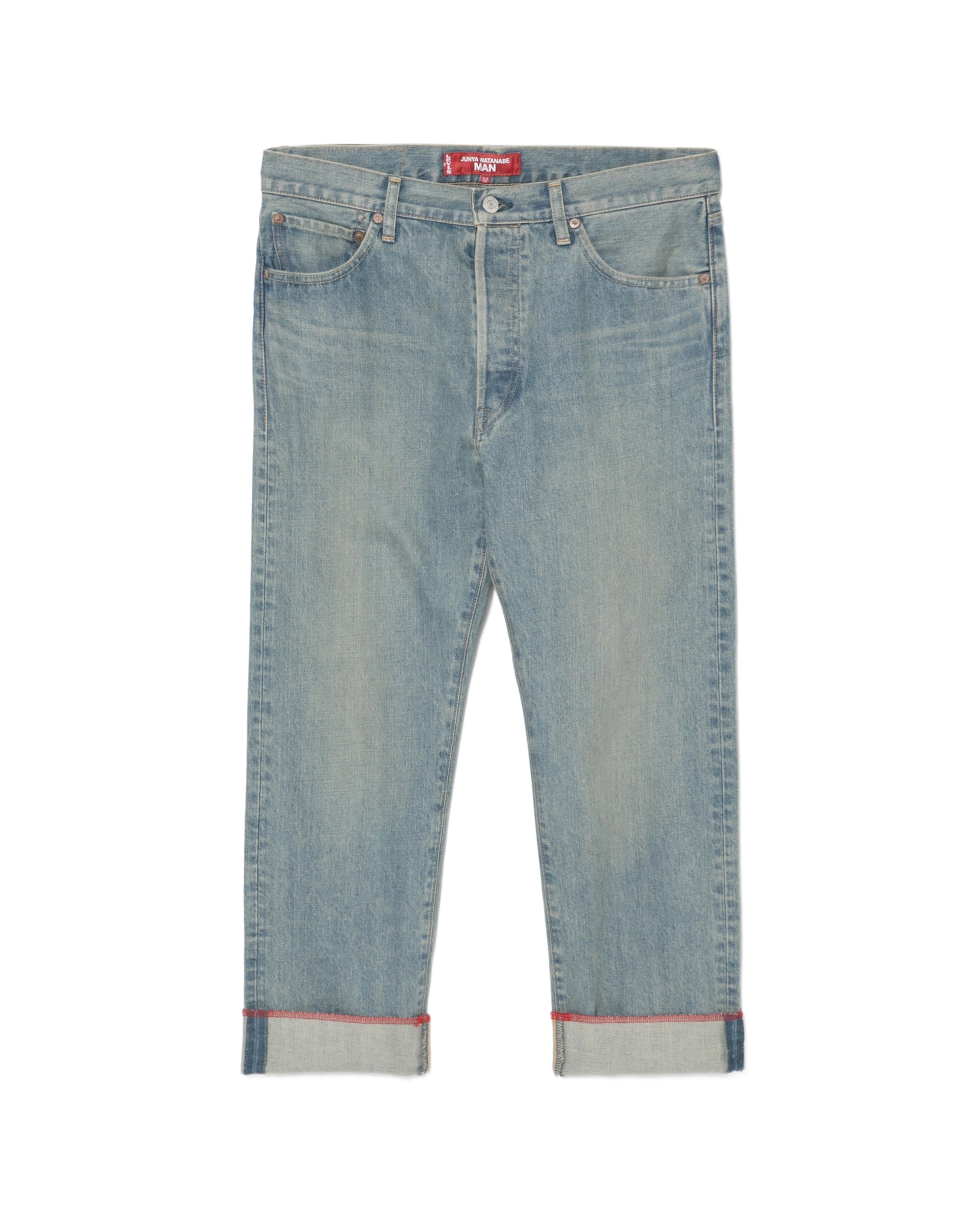X Levi's cuffed jeans