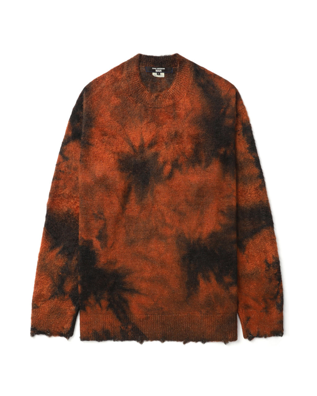 Tie-dye knit pullover
