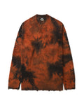 Tie-dye knit pullover