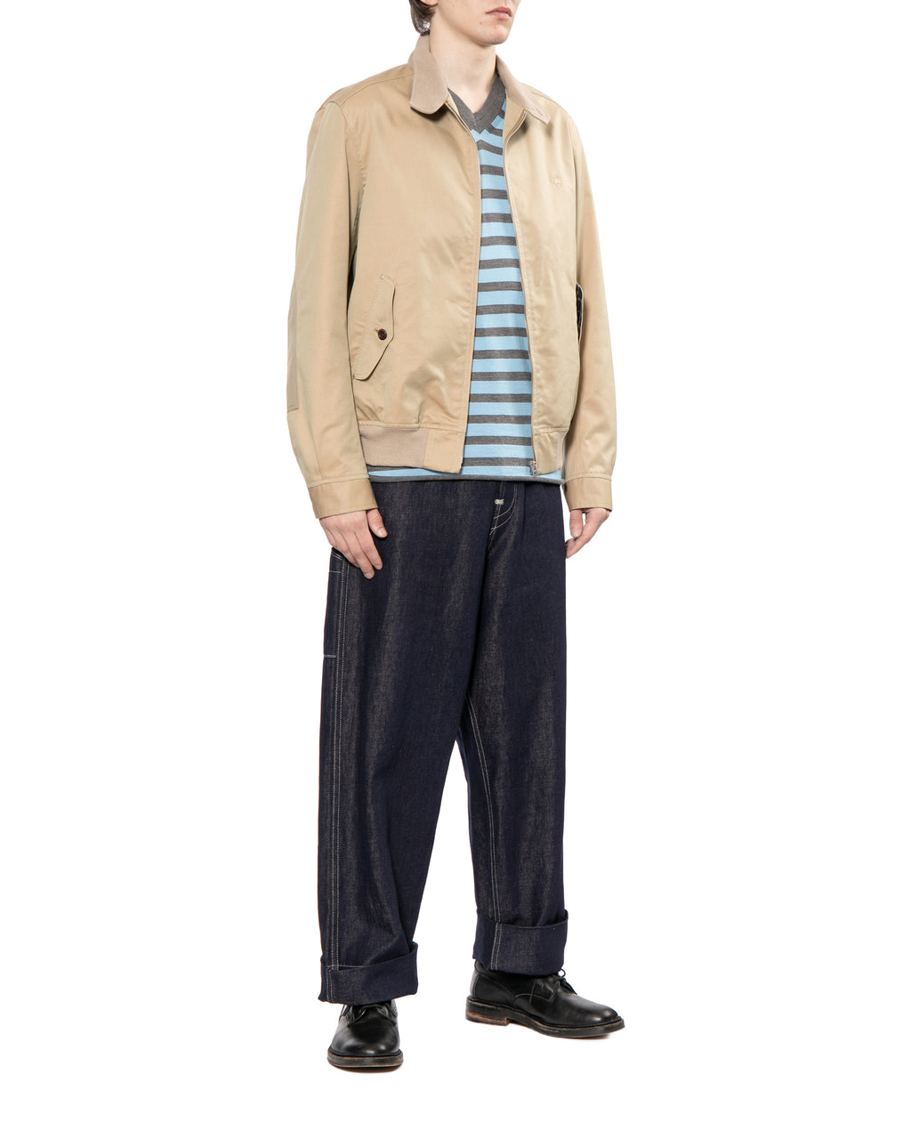 Striped long-tee