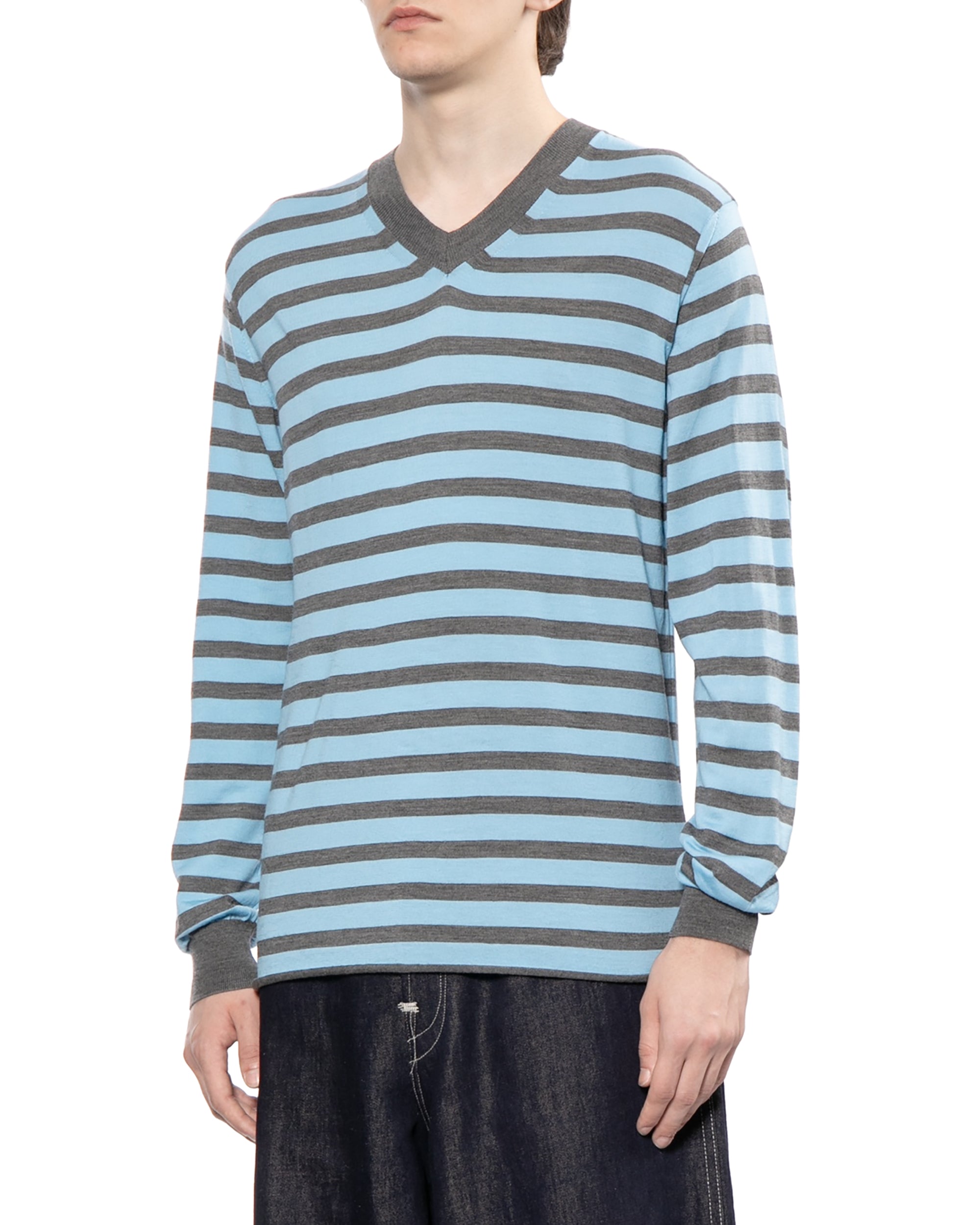 Striped long-tee